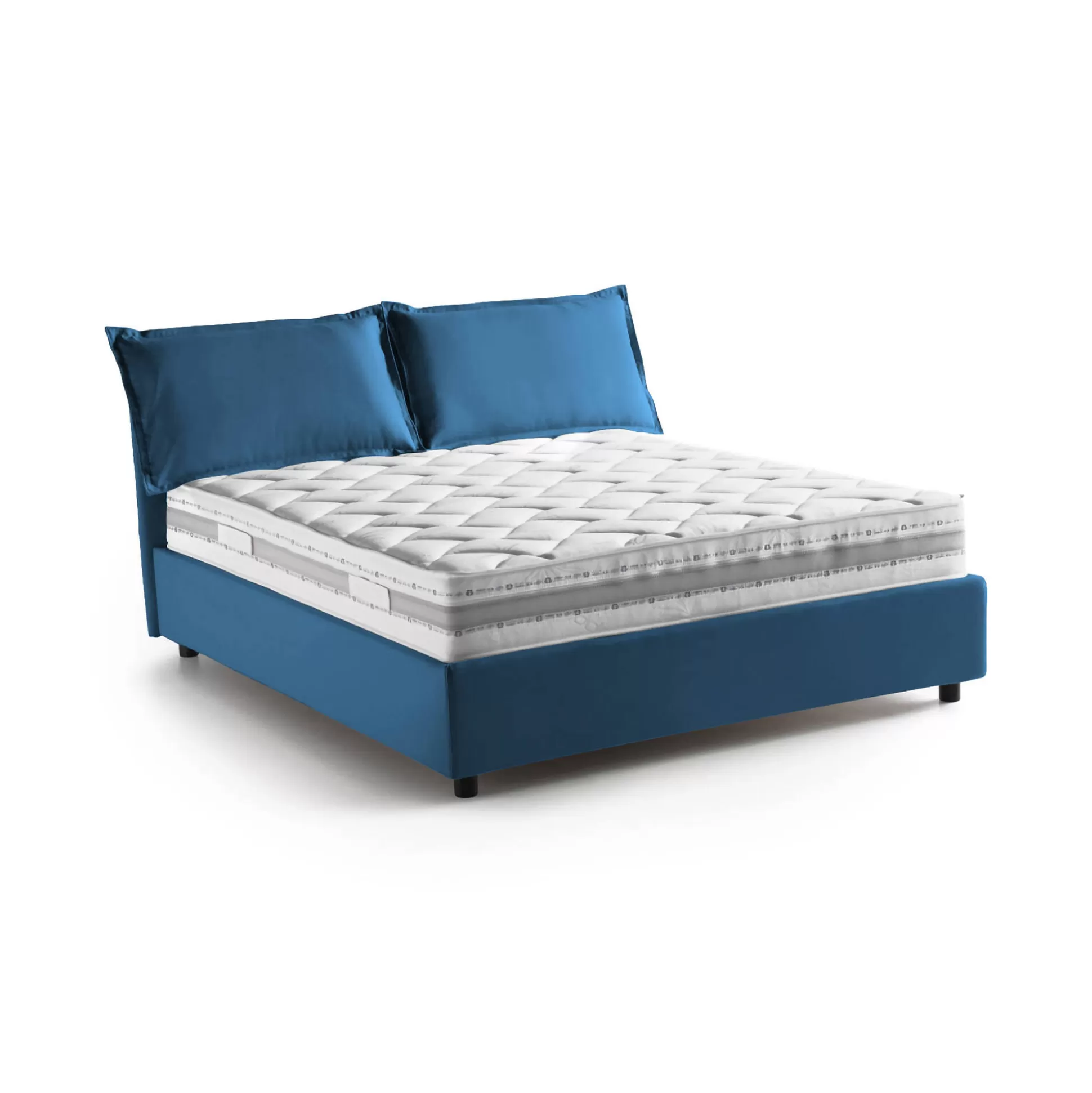 Dmora Letti Alla Francese<Letto alla francese Annica, con materasso Cm 140x200 incluso,