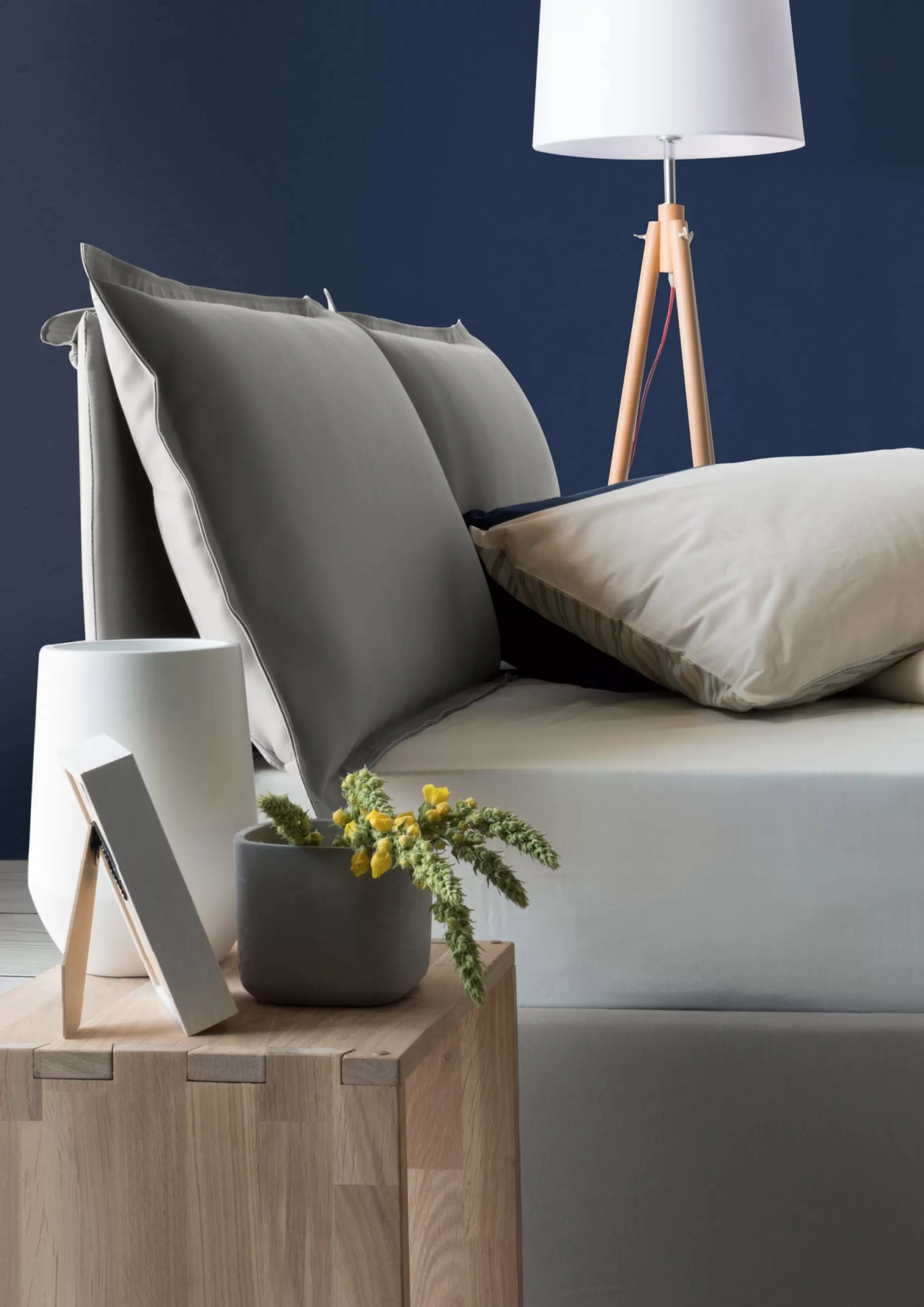 Dmora Letti Alla Francese<Letto alla francese Arden, con materasso Cm 140x190 incluso,