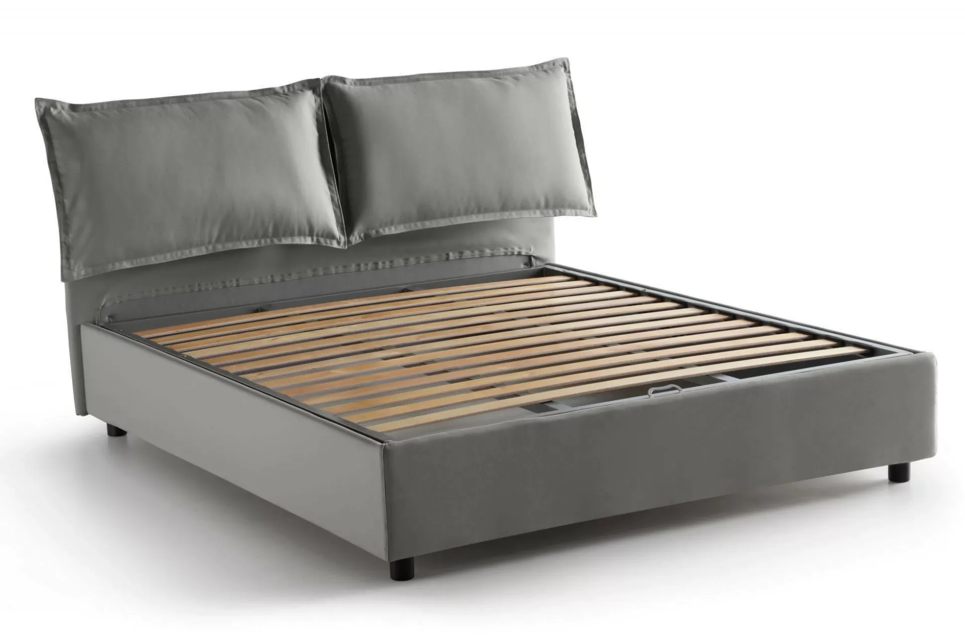 Dmora Letti Alla Francese<Letto alla francese Arden, con materasso Cm 140x190 incluso,