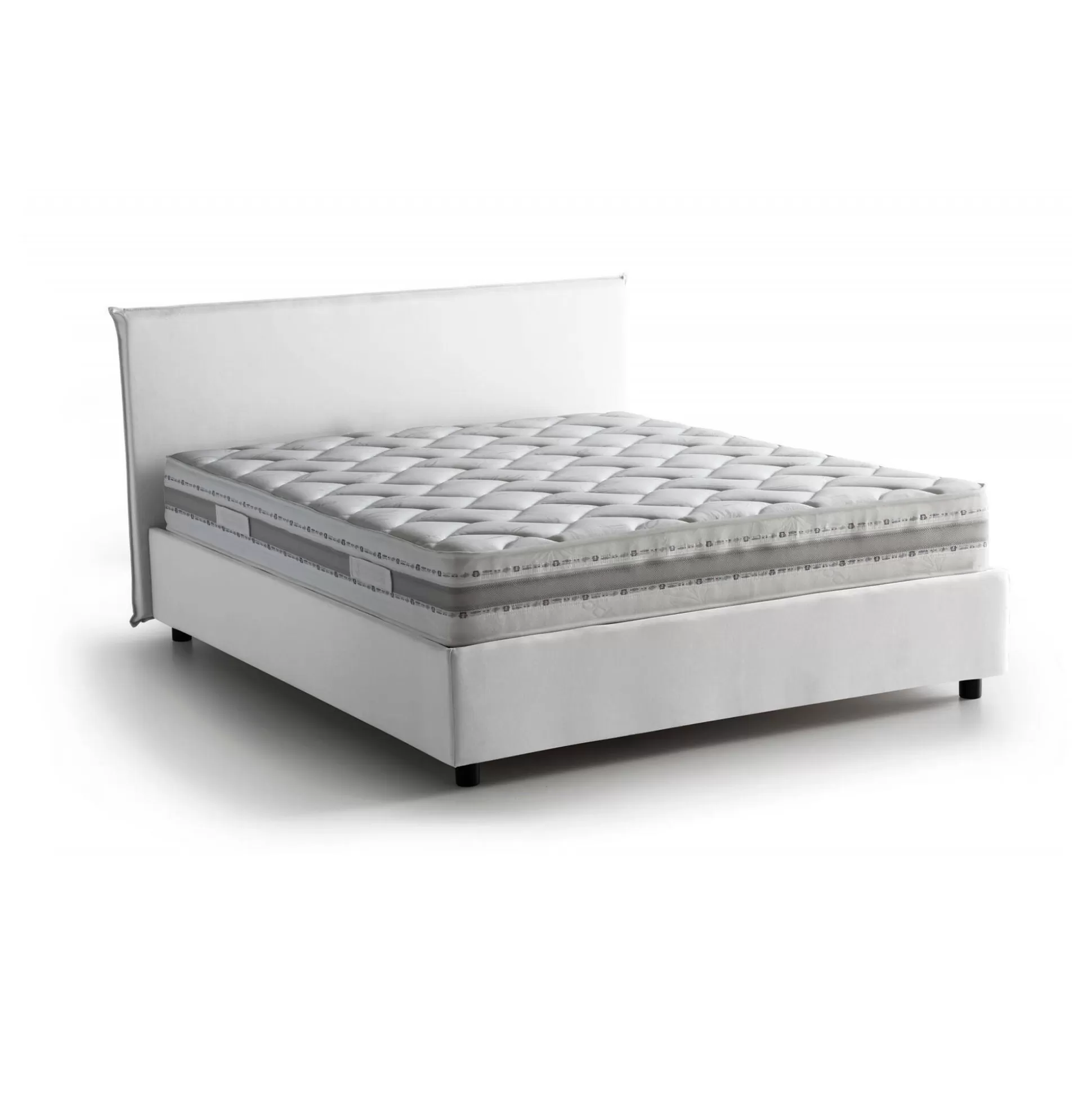 Dmora Letti Alla Francese<Letto alla francese Aros, con materasso Cm 140x200 incluso,