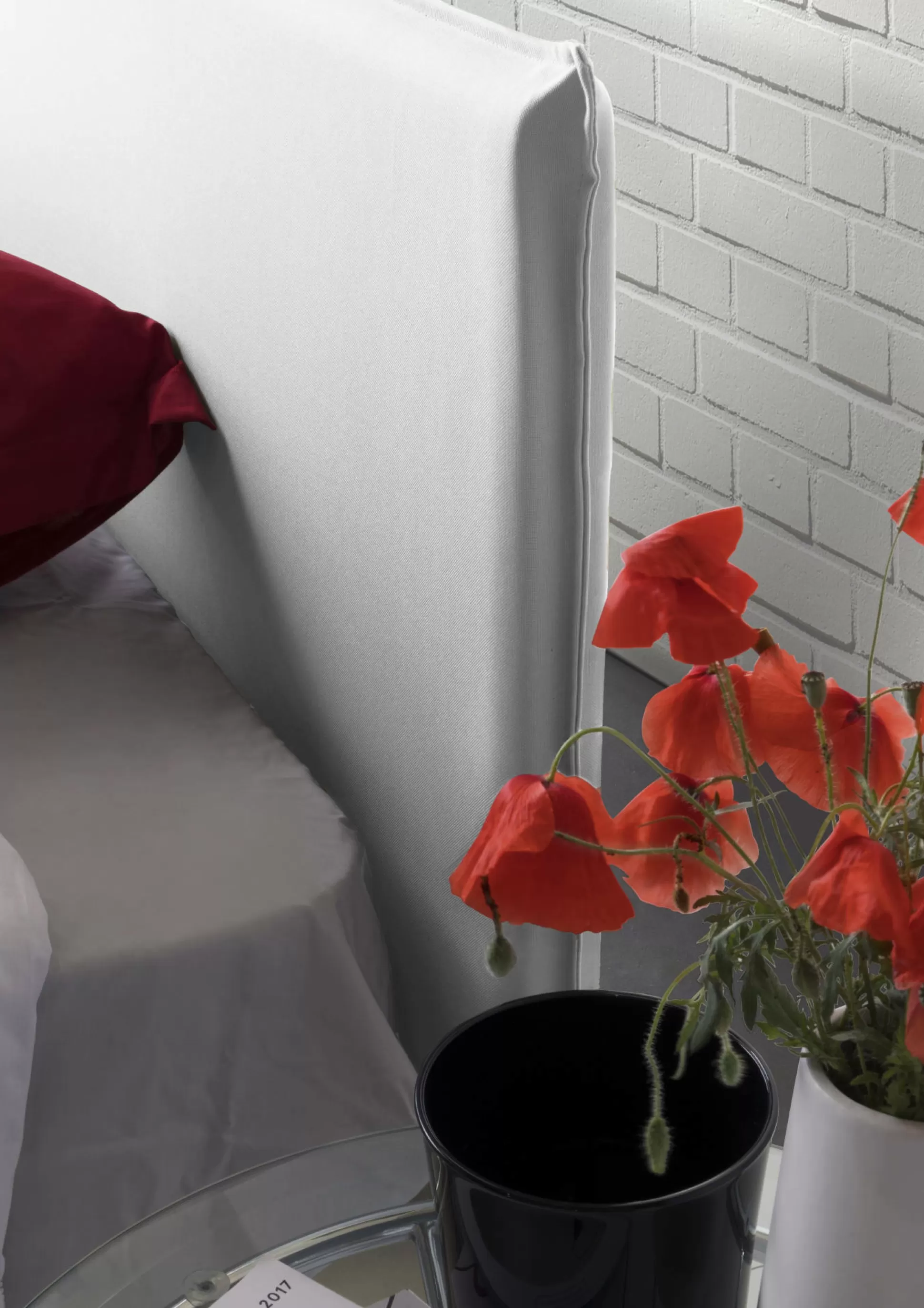 Dmora Letti Alla Francese<Letto alla francese Aros, con materasso Cm 140x200 incluso,