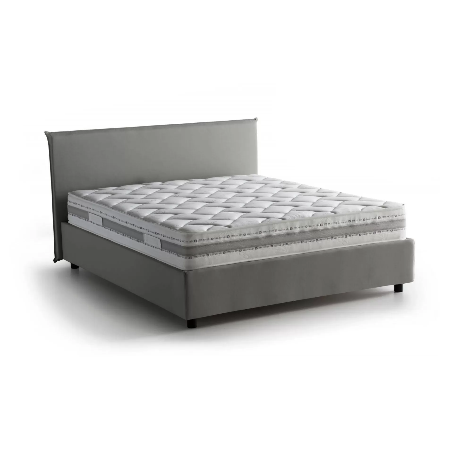 Dmora Letti Alla Francese<Letto alla francese Aros, con materasso Cm 140x200 incluso,