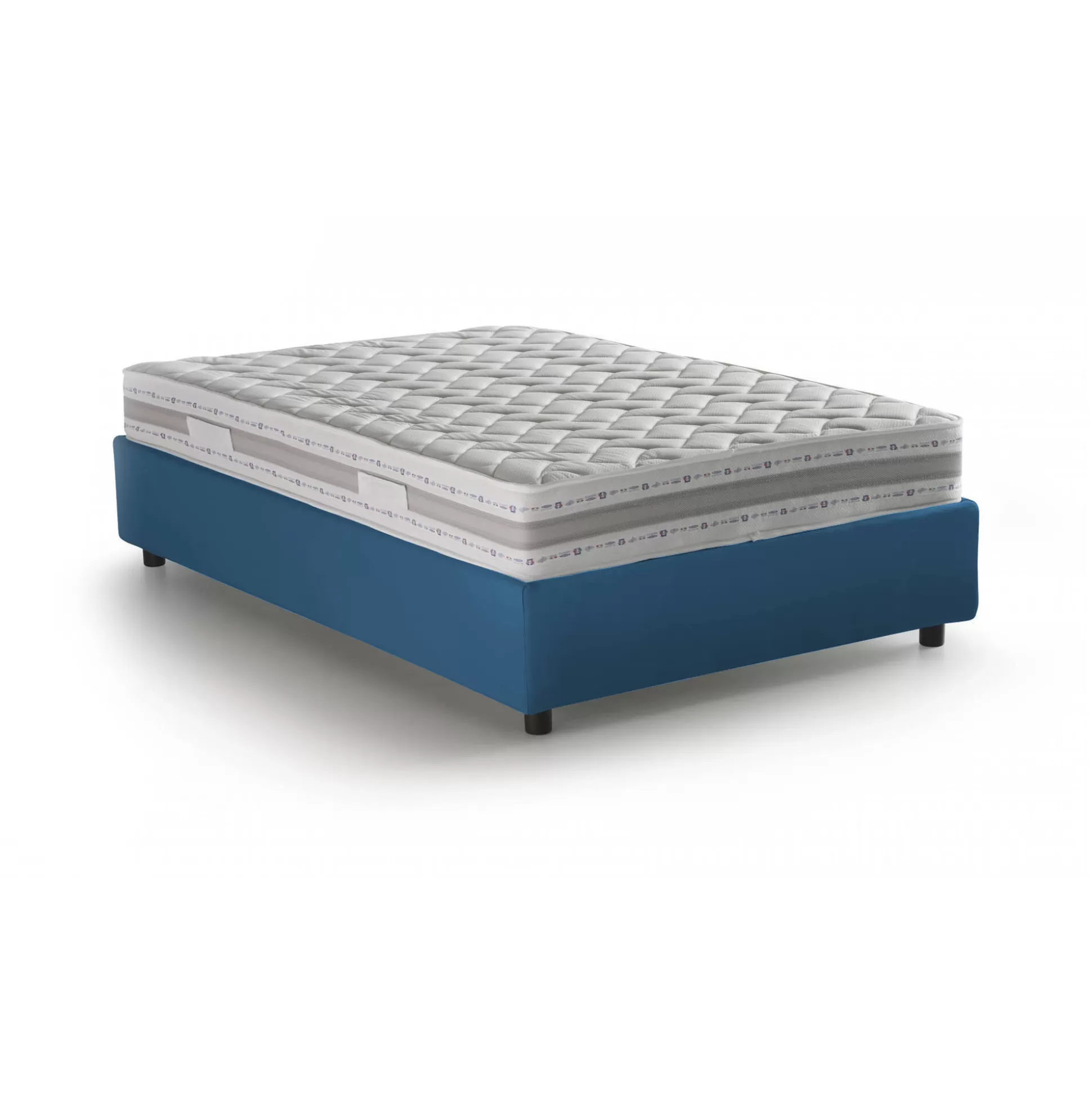 Dmora Letti Alla Francese<Letto alla francese Arto, con materasso Cm 140x190 incluso,