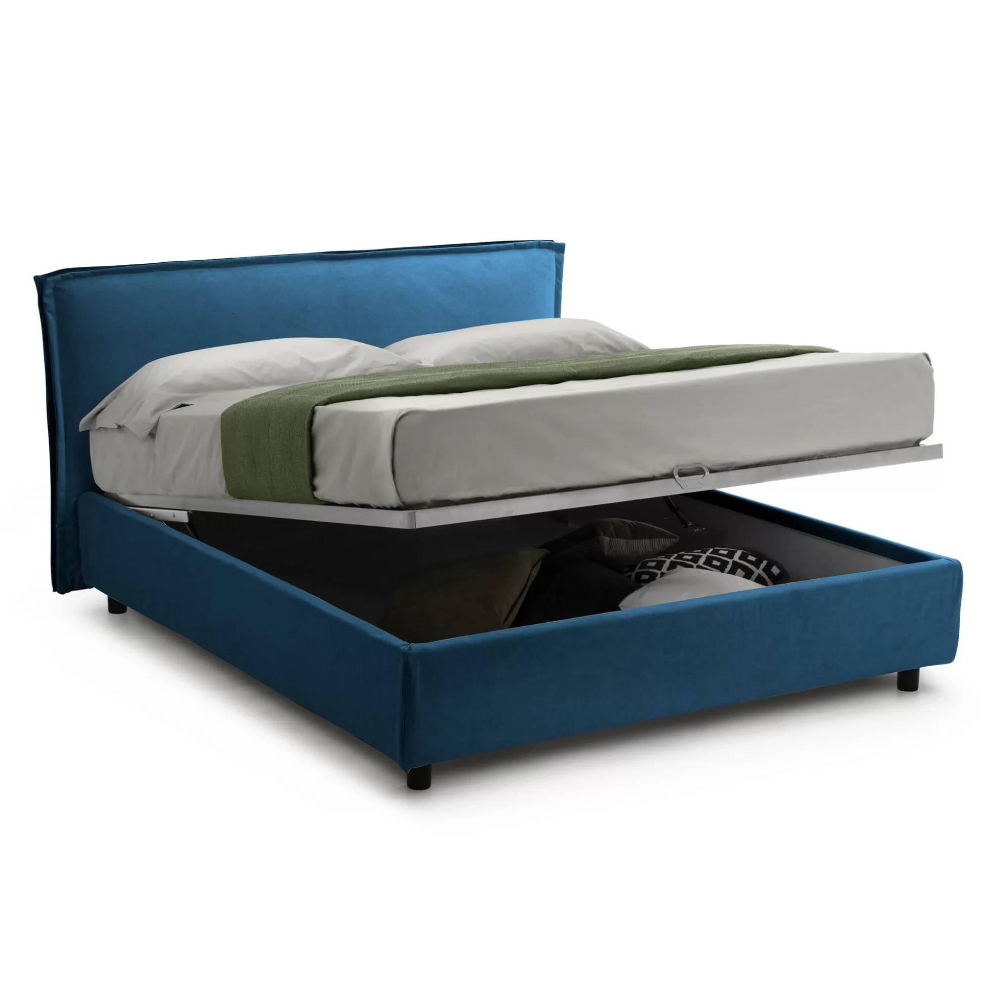Dmora Letti Alla Francese<Letto alla francese Brienza, Con materasso Cm 120x200 incluso,