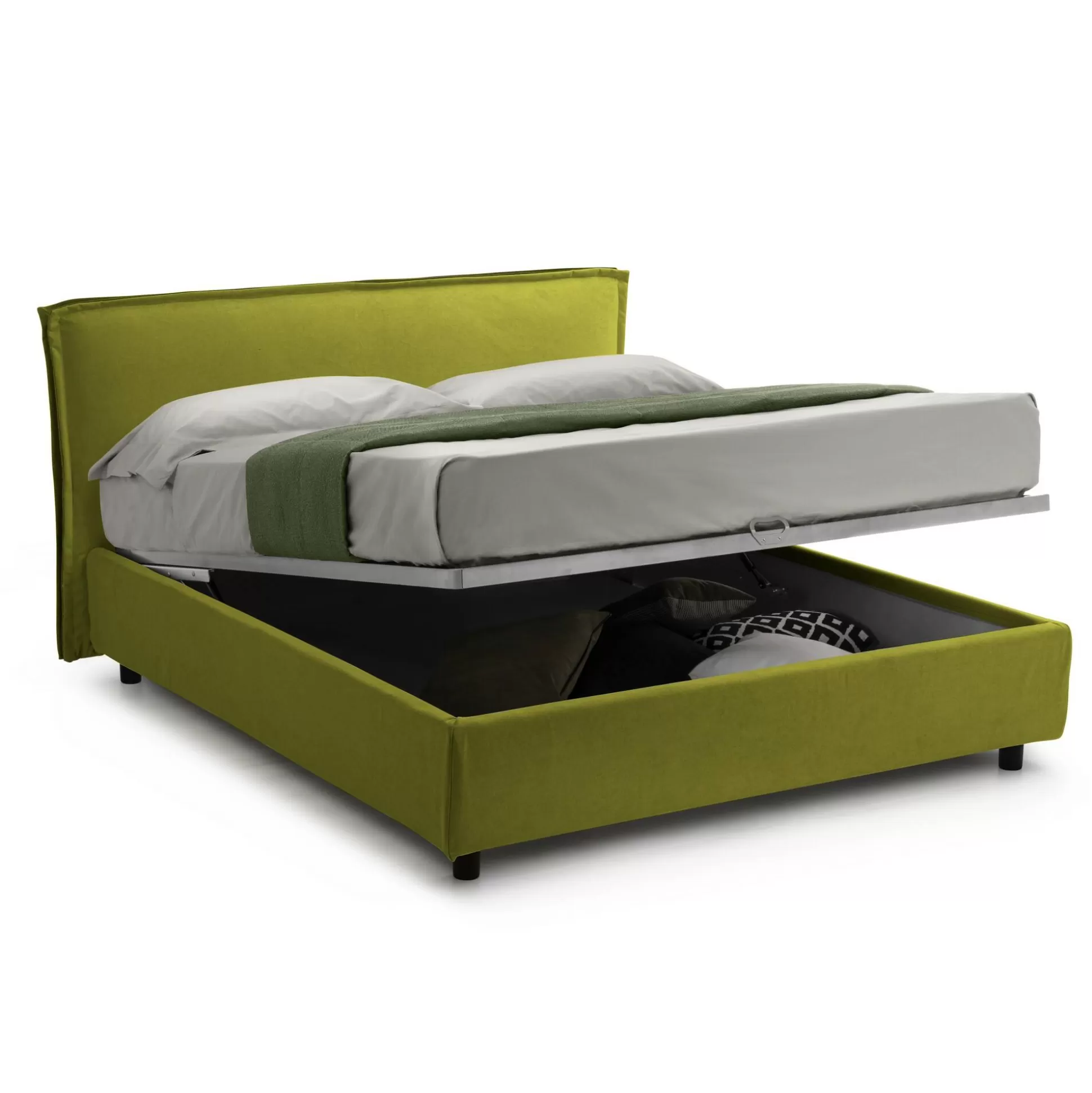 Dmora Letti Alla Francese<Letto alla francese Brienza, Con materasso Cm 120x200 incluso,