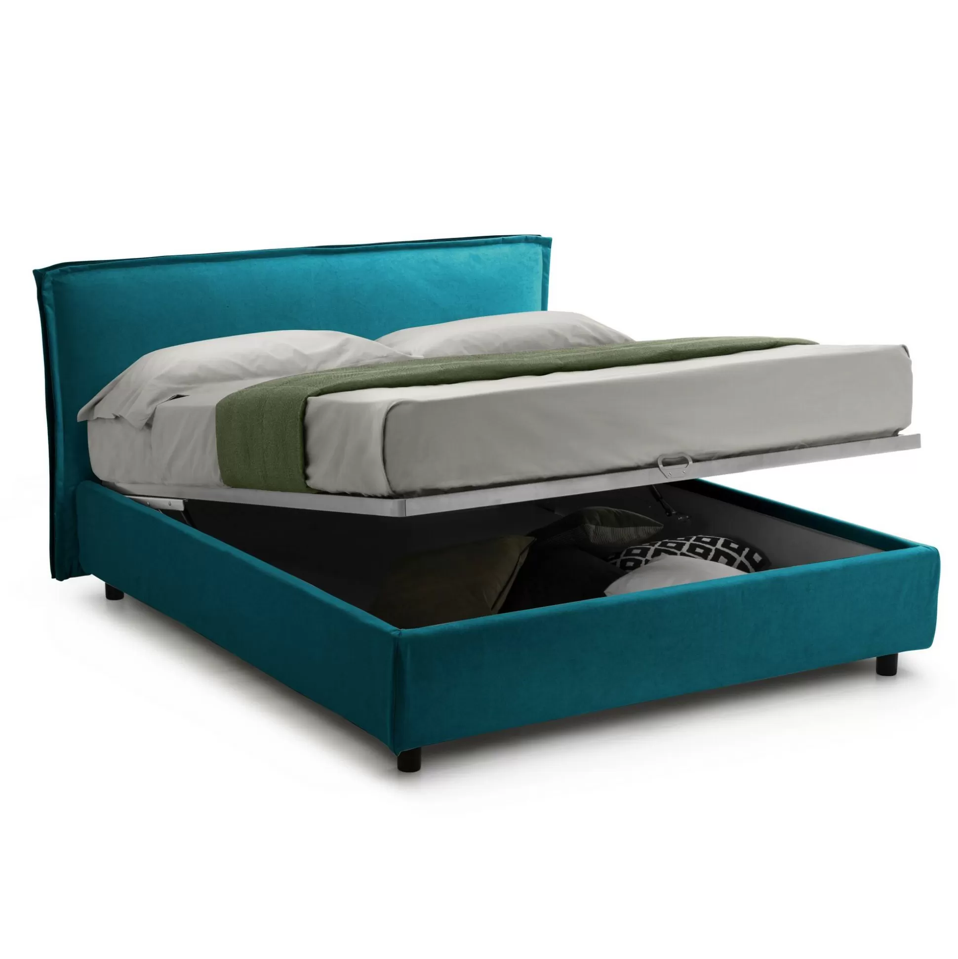 Dmora Letti Alla Francese<Letto alla francese Bronte, Adatto a materasso Cm 120x190,