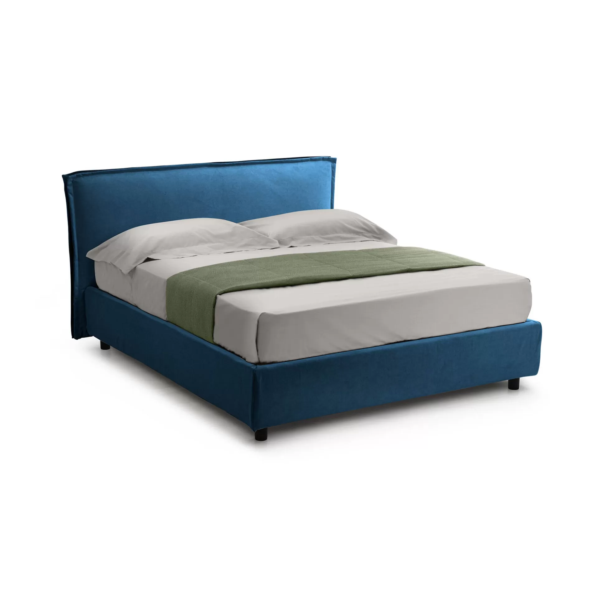 Dmora Letti Alla Francese<Letto alla francese Brosso, Adatto a materasso Cm 120x200,