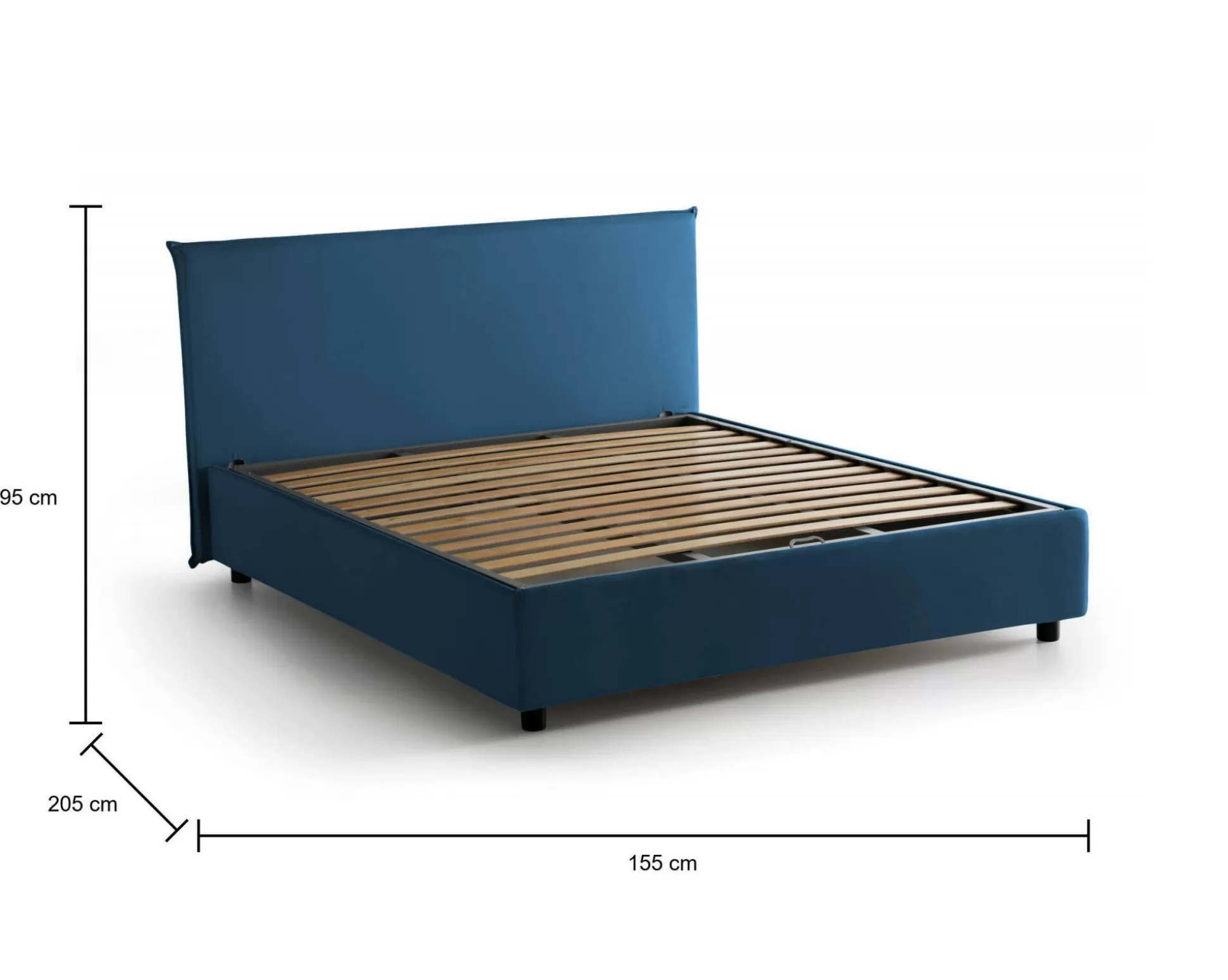 Dmora Letti Alla Francese<Letto alla francese Dadorn, adatto per materasso Cm 140x190,