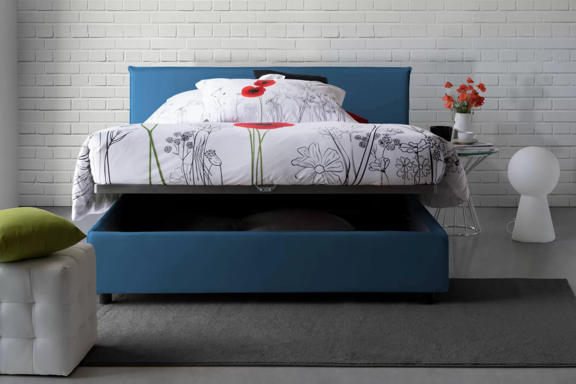 Dmora Letti Alla Francese<Letto alla francese Dadorn, adatto per materasso Cm 140x190,