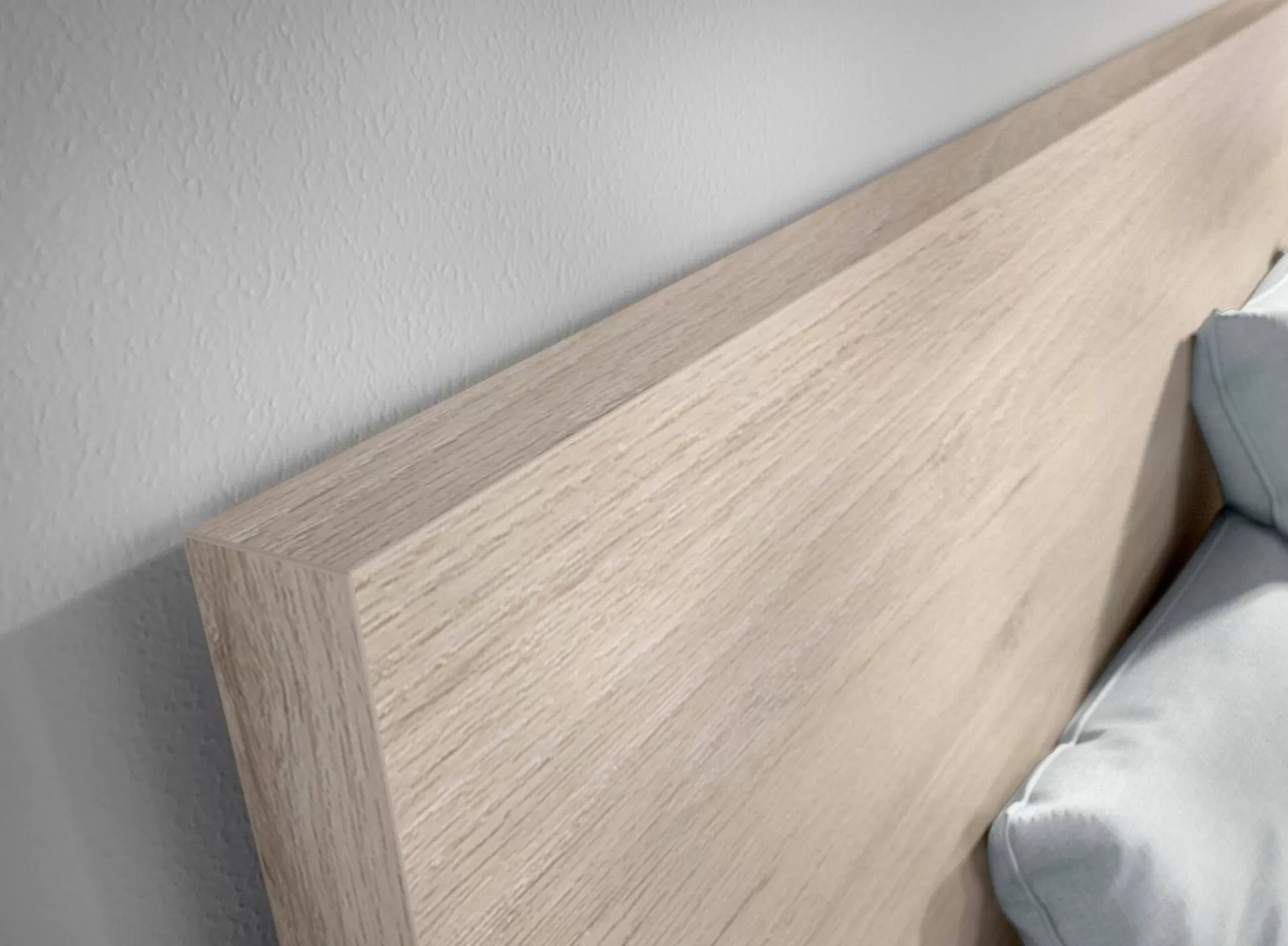 Dmora Letti Alla Francese<Letto alla francese Iona, 249x195 h100 cm, Bianco e Rovere