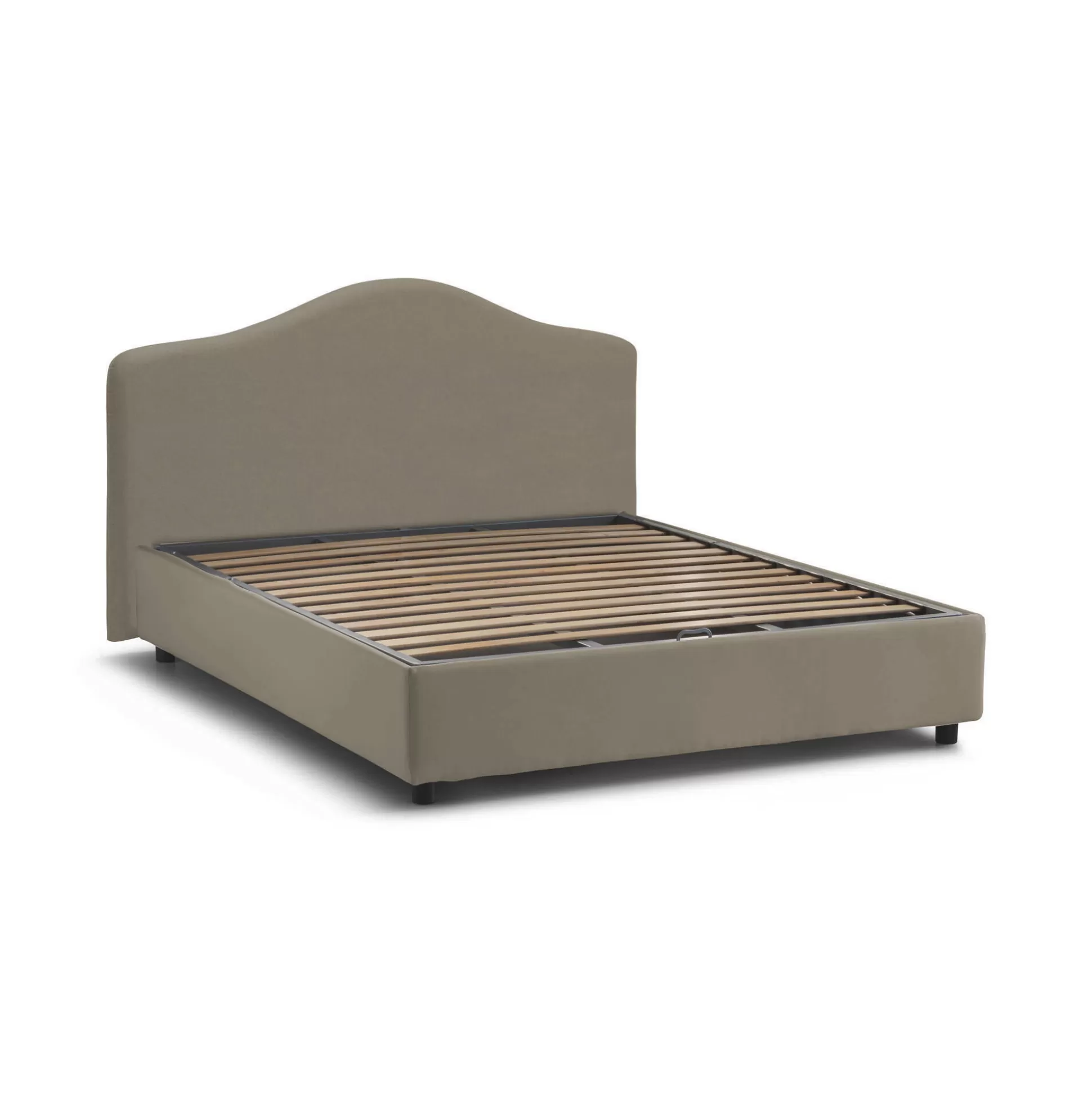 Dmora Letti Matrimoniali<Letto matrimoniale Abigael, adatto per materasso Cm 160x190,