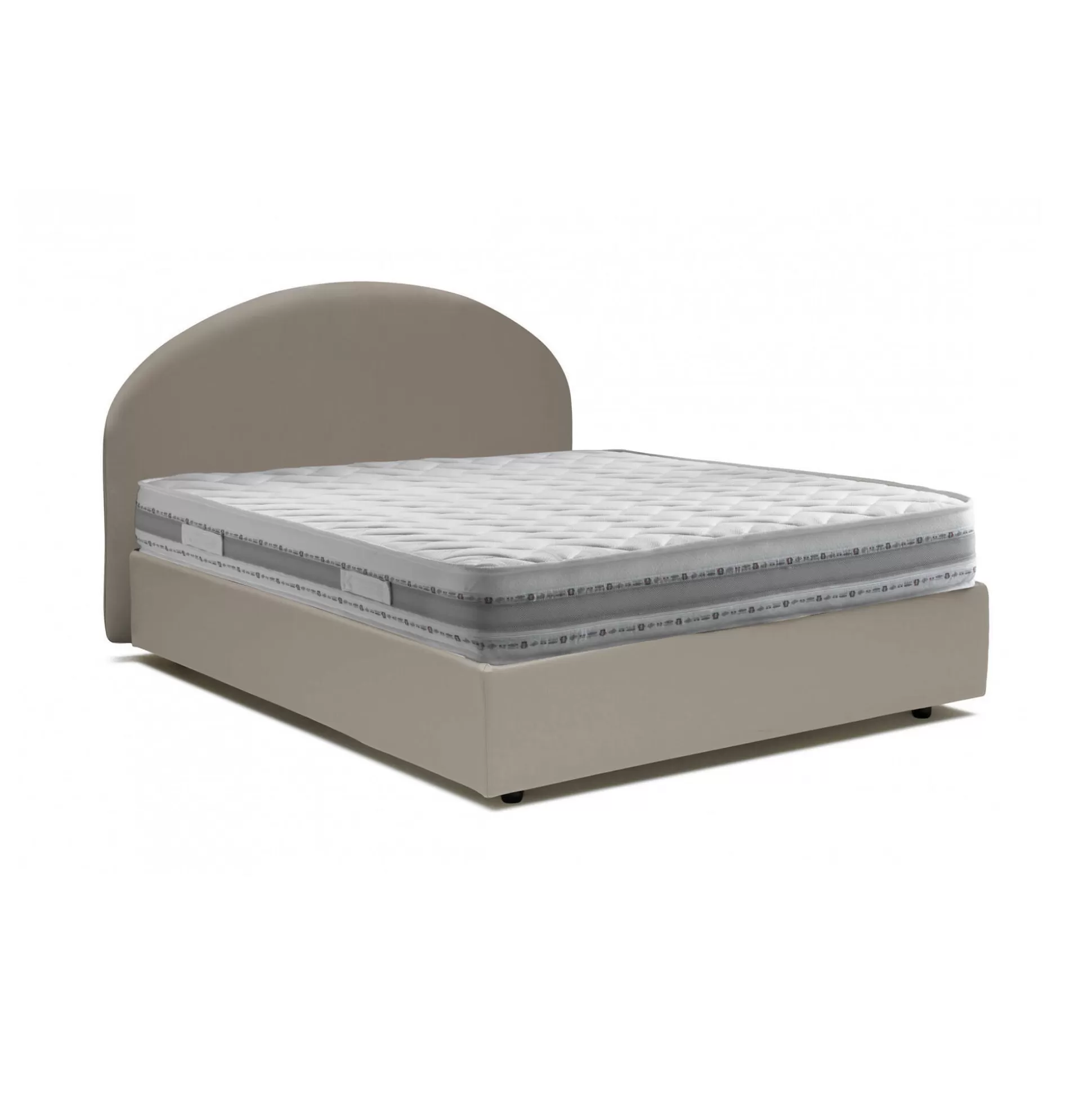 Dmora Letti Matrimoniali<Letto matrimoniale Adelfia, con materasso Cm 160x190 incluso,
