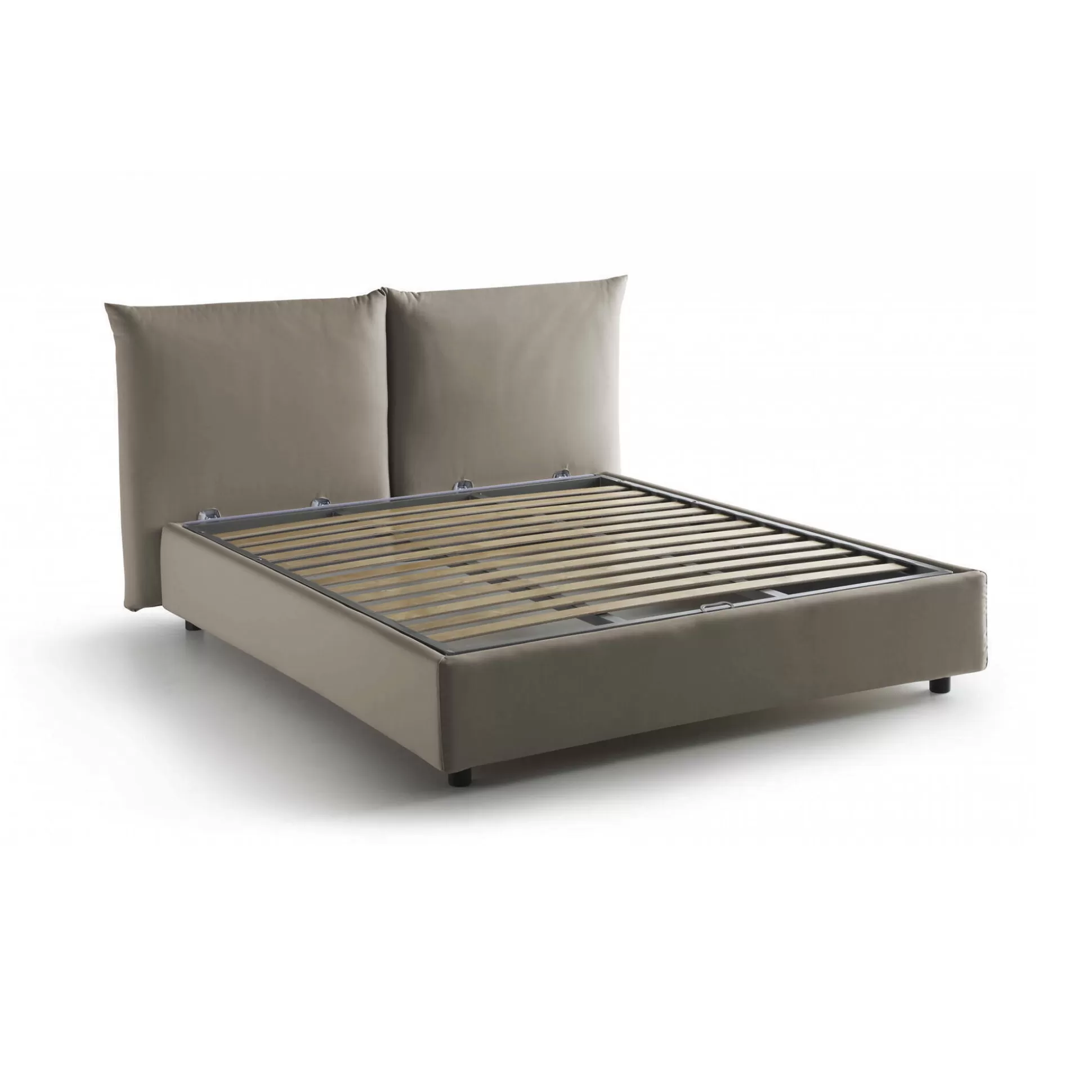Dmora Letti Matrimoniali<Letto matrimoniale Aghineo, adatto per materasso Cm 160x200,
