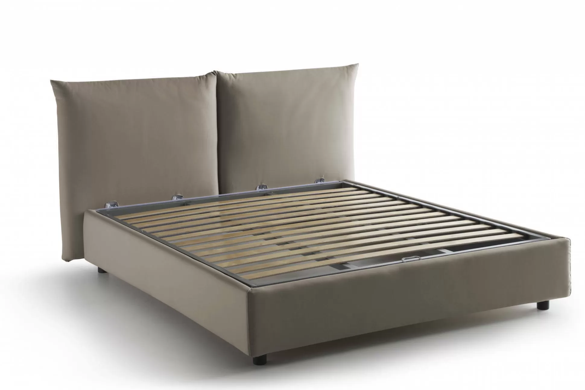Dmora Letti Matrimoniali<Letto matrimoniale Aghineo, adatto per materasso Cm 160x200,