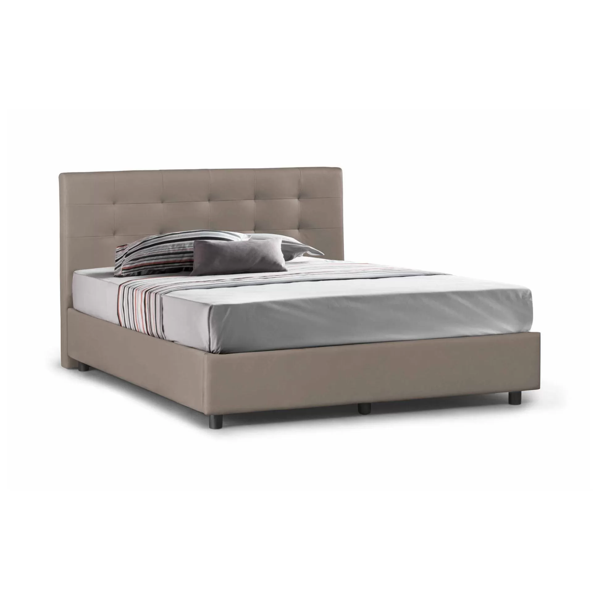 Dmora Letti Matrimoniali<Letto matrimoniale Albanio, adatto per materasso 160x190 cm,