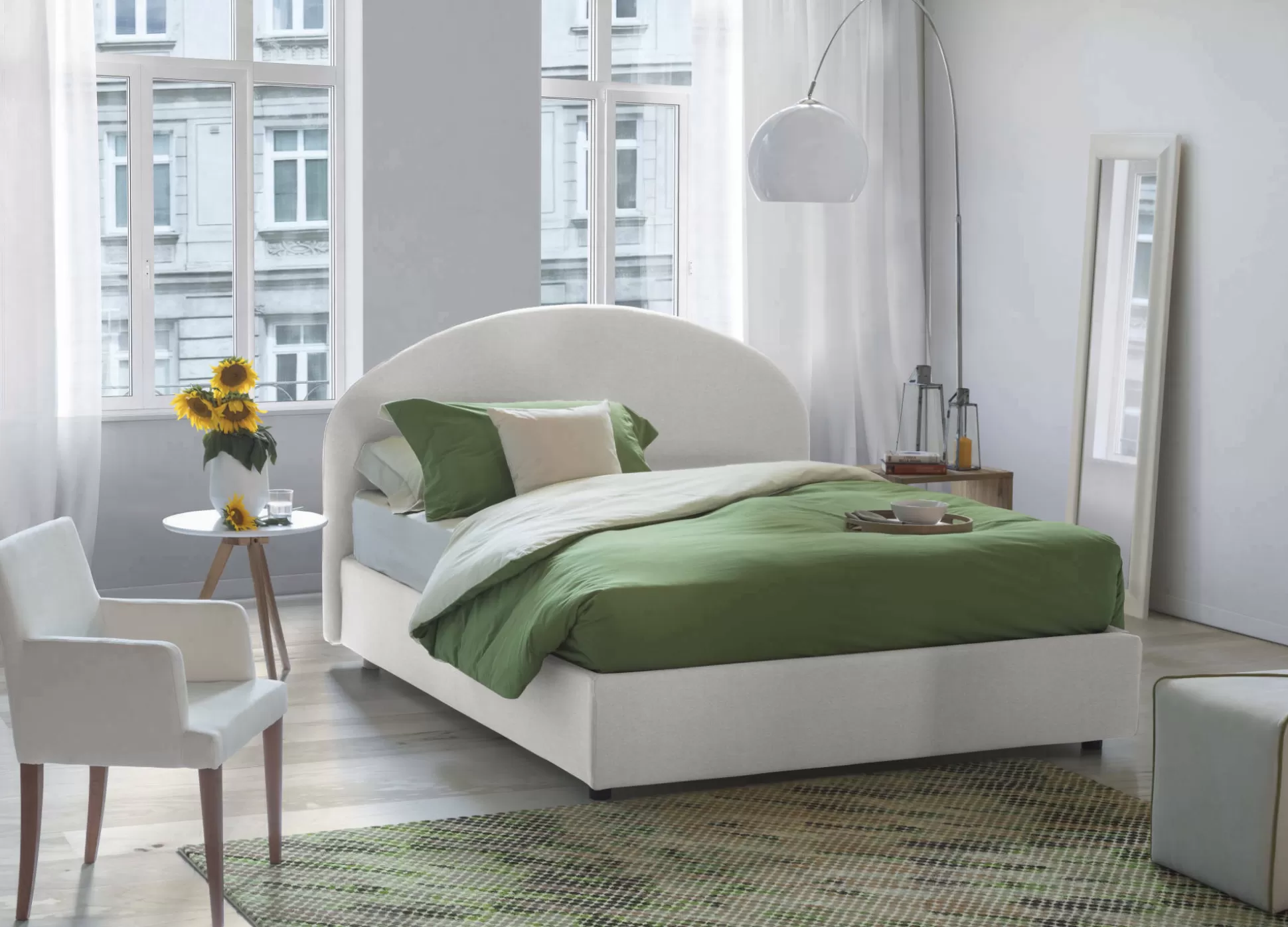 Dmora Letti Matrimoniali<Letto matrimoniale Archivio, adatto per materasso Cm 160x190,