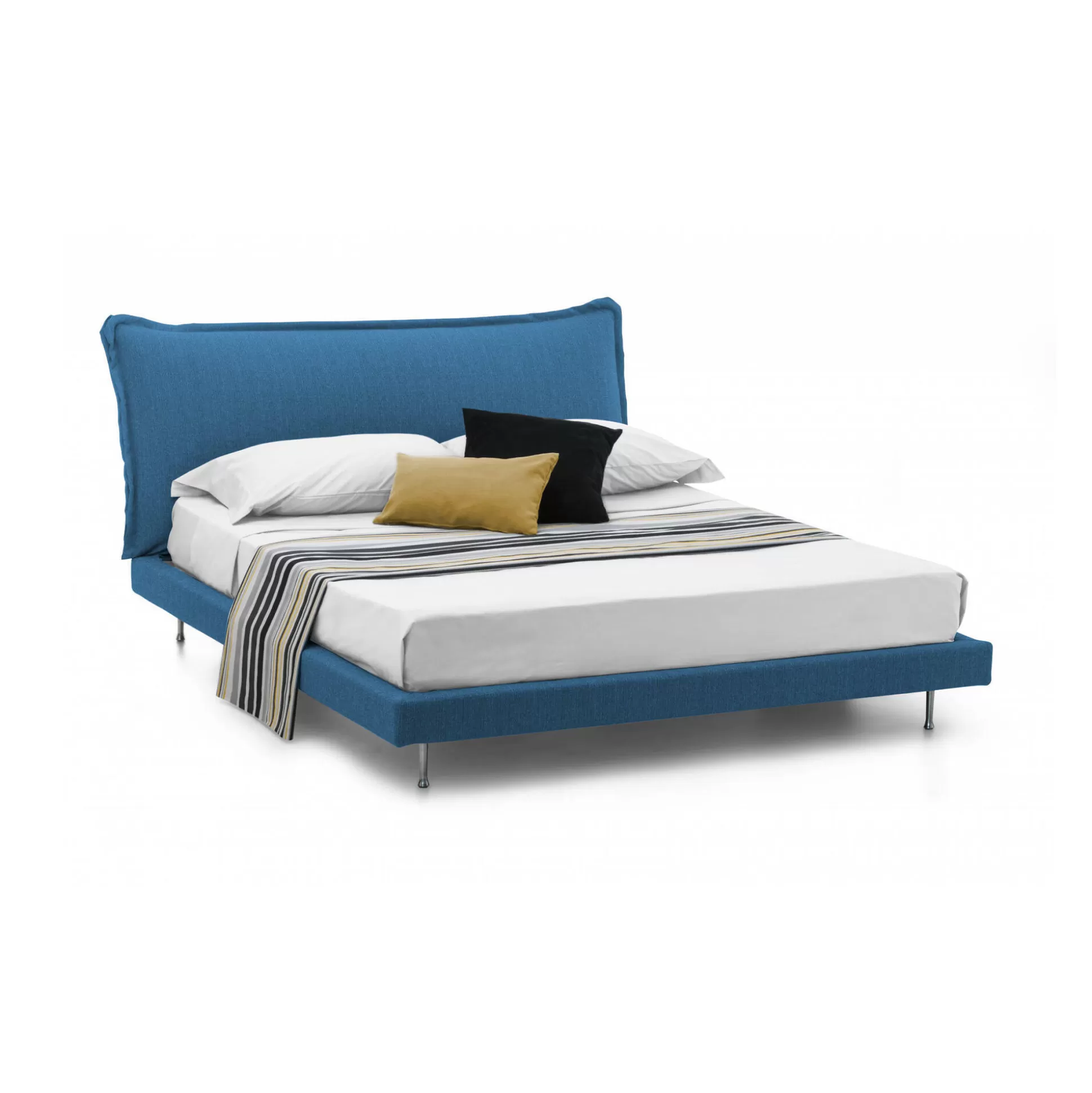 Dmora Letti Matrimoniali<Letto matrimoniale Arcore, adatto per materasso Cm 160x190,