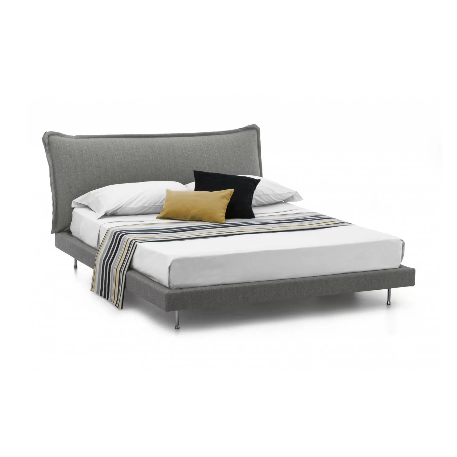 Dmora Letti Matrimoniali<Letto matrimoniale Arcore, adatto per materasso Cm 160x190,