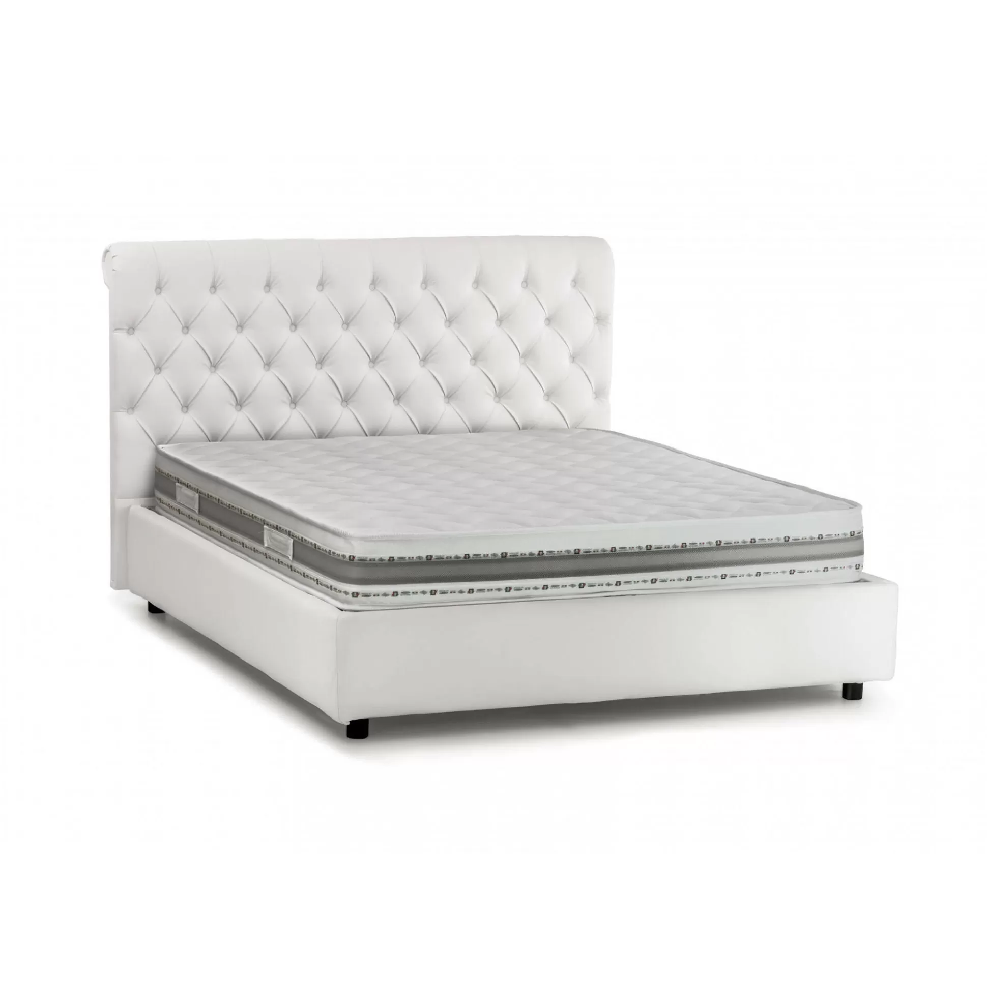 Dmora Letti Matrimoniali<Letto matrimoniale Arnorld, , con incluso materasso da 160x190 cm