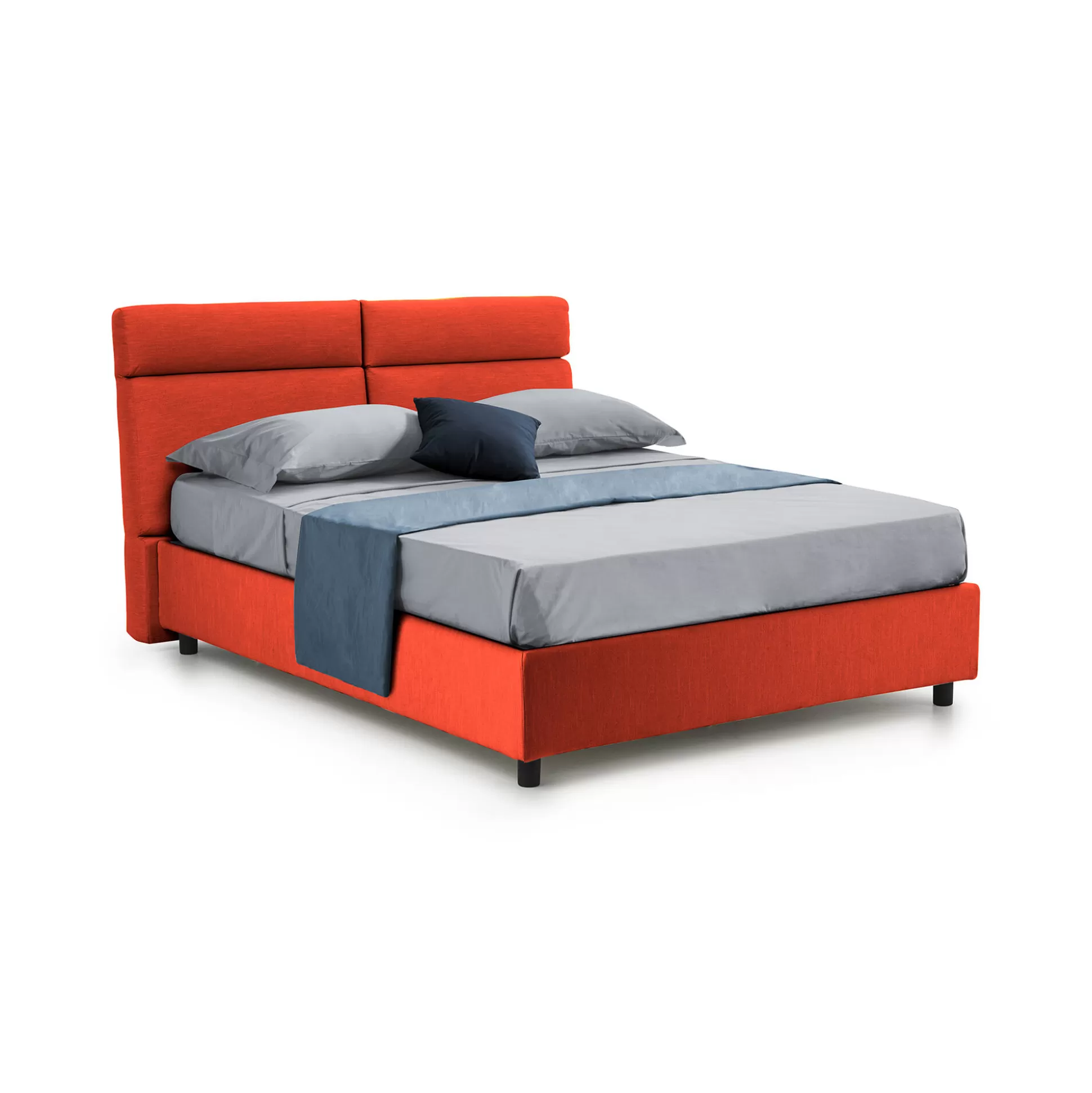 Dmora Letti Matrimoniali<Letto matrimoniale Ator, Adatto a materasso Cm 160x200,