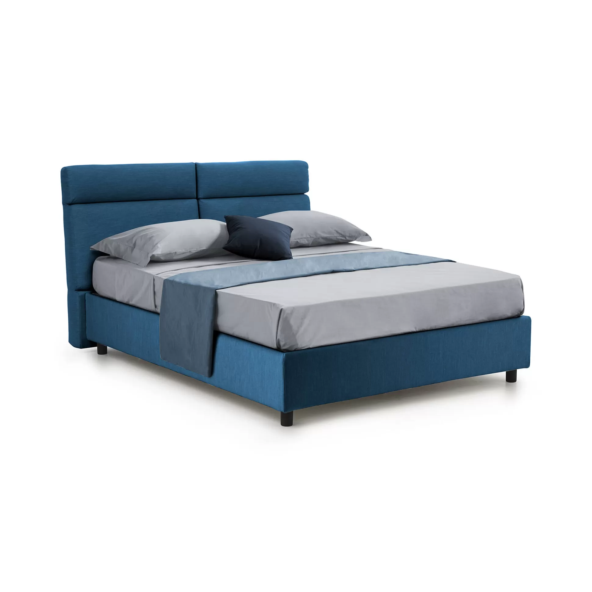 Dmora Letti Matrimoniali<Letto matrimoniale Ator, Adatto a materasso Cm 160x200,