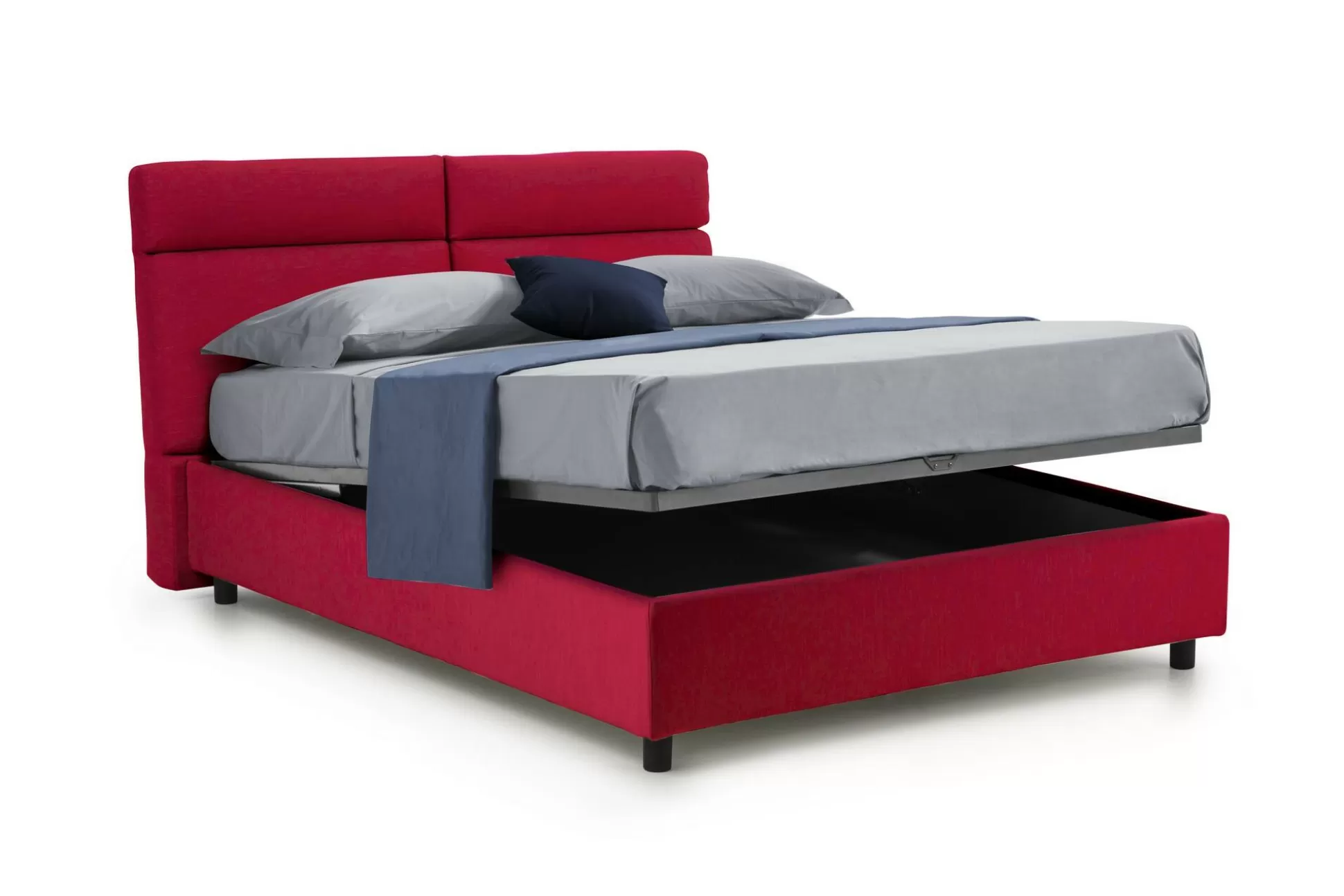 Dmora Letti Matrimoniali<Letto matrimoniale Ator, Adatto a materasso Cm 160x200,