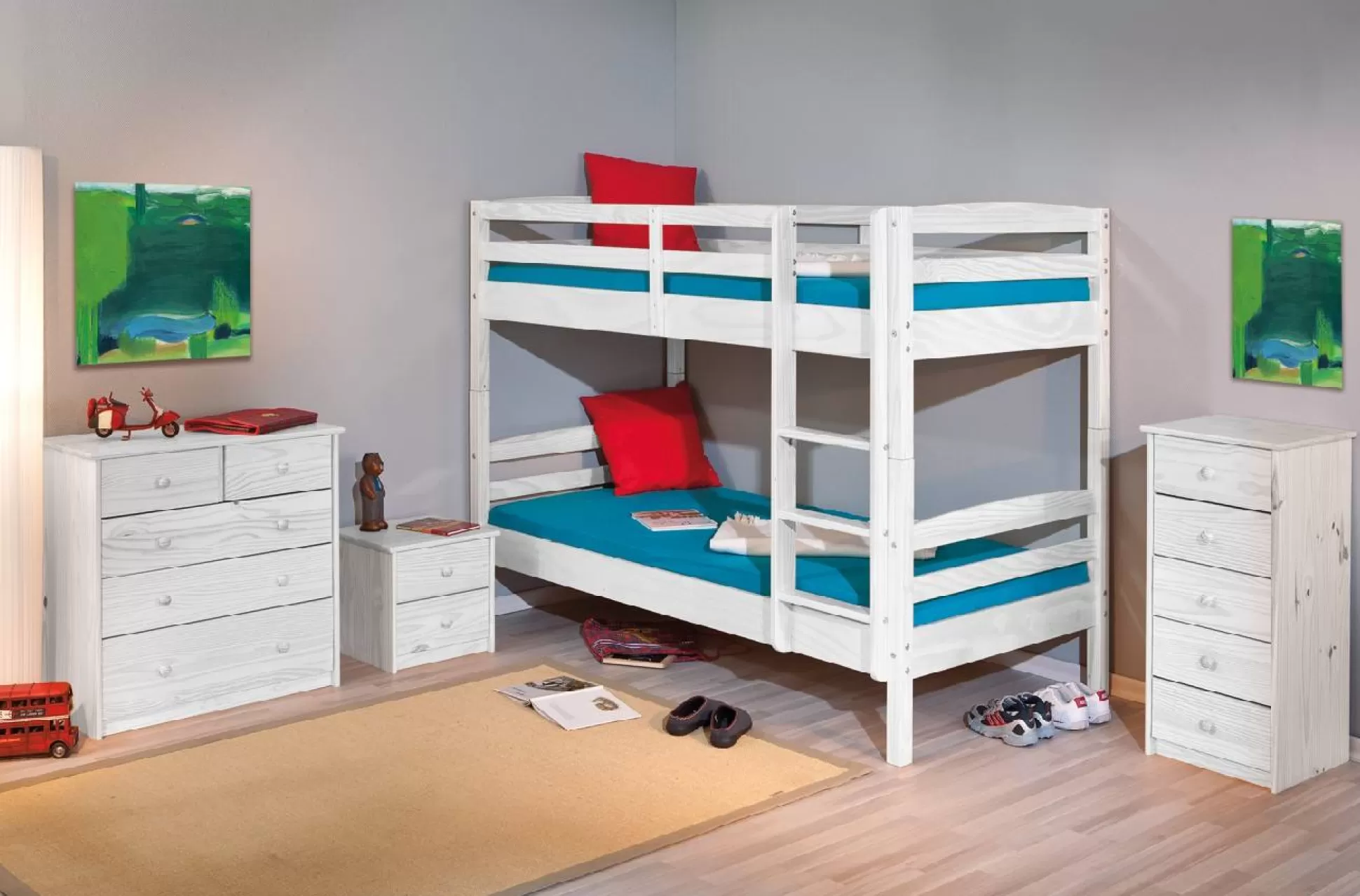 Dmora Letti Matrimoniali<Letto matrimoniale Fulda, Sommier per camera da letto, Giroletto per stanza, Struttura porta materasso, 200x102 h148 cm,