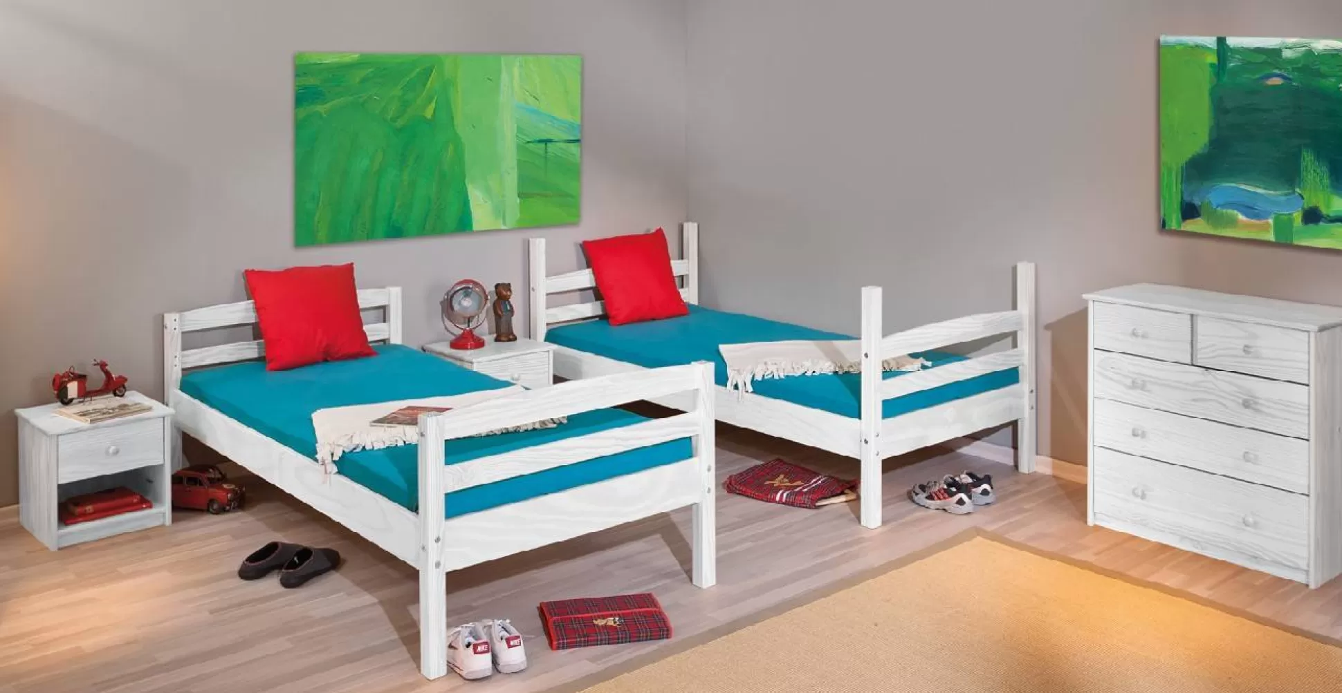 Dmora Letti Matrimoniali<Letto matrimoniale Fulda, Sommier per camera da letto, Giroletto per stanza, Struttura porta materasso, 200x102 h148 cm,