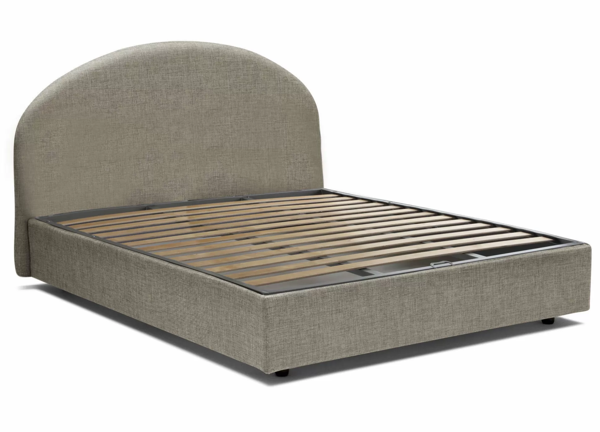 Dmora Letti Matrimoniali<Letto matrimoniale Melanite, con materasso Cm 160x200 incluso,