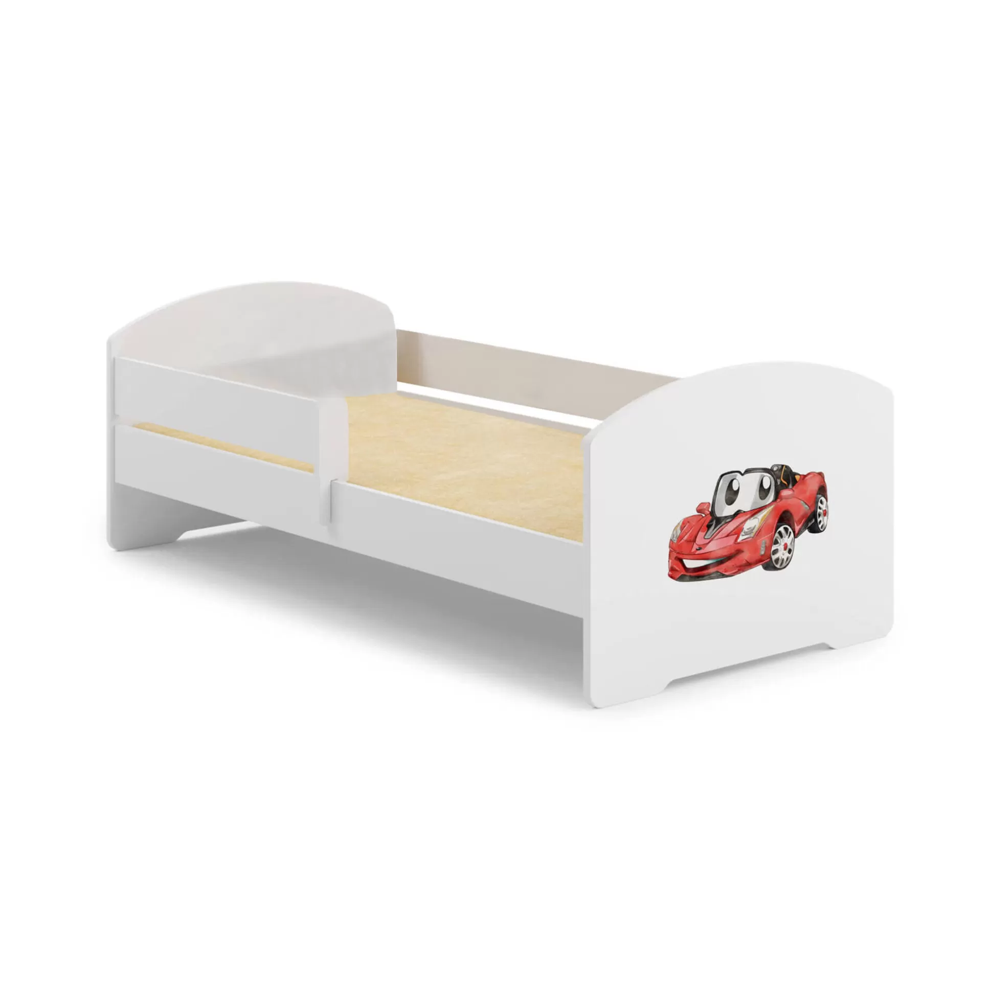 Dmora Letti Singoli<Letto per bambini Debby, 77x144 h56 cm, con macchina