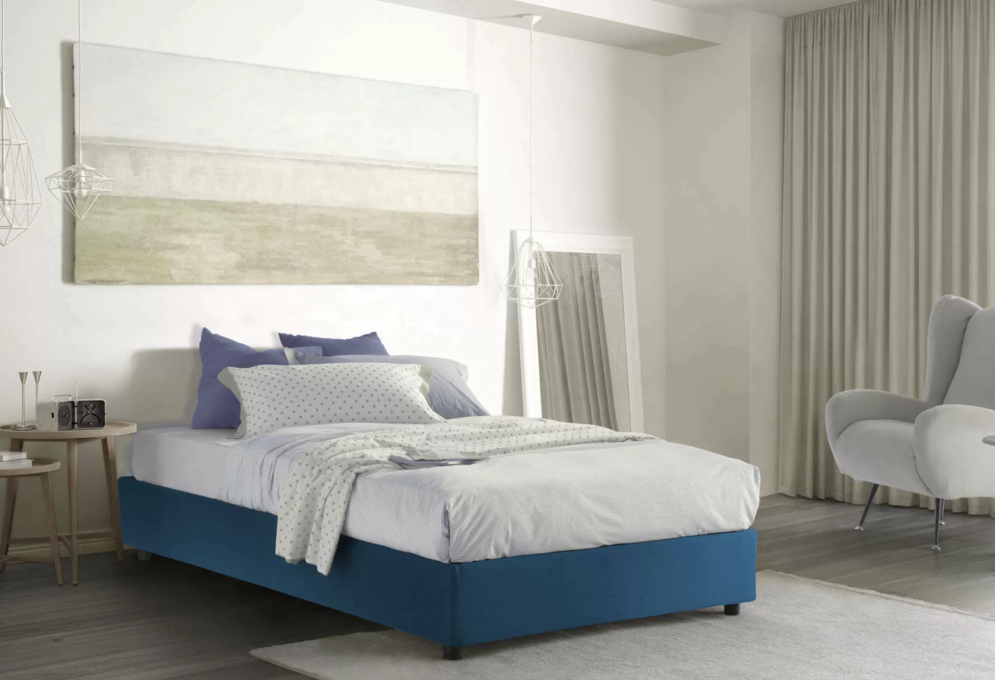 Dmora Letti Piazza E Mezza<Letto piazza e mezza Abici, con materasso Cm 120x200 incluso,