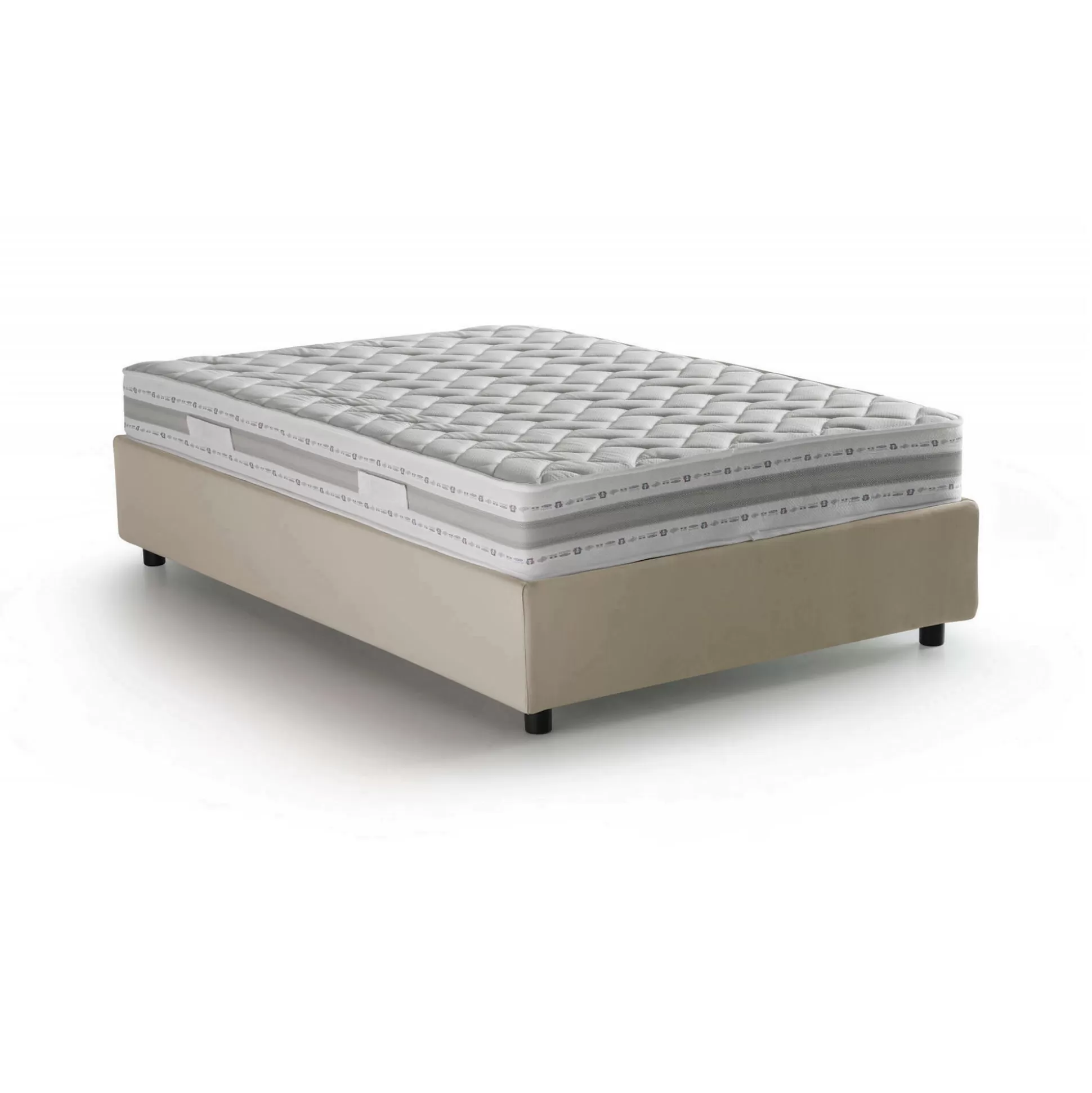 Dmora Letti Piazza E Mezza<Letto piazza e mezza Aftis, con materasso Cm 120x190 incluso,