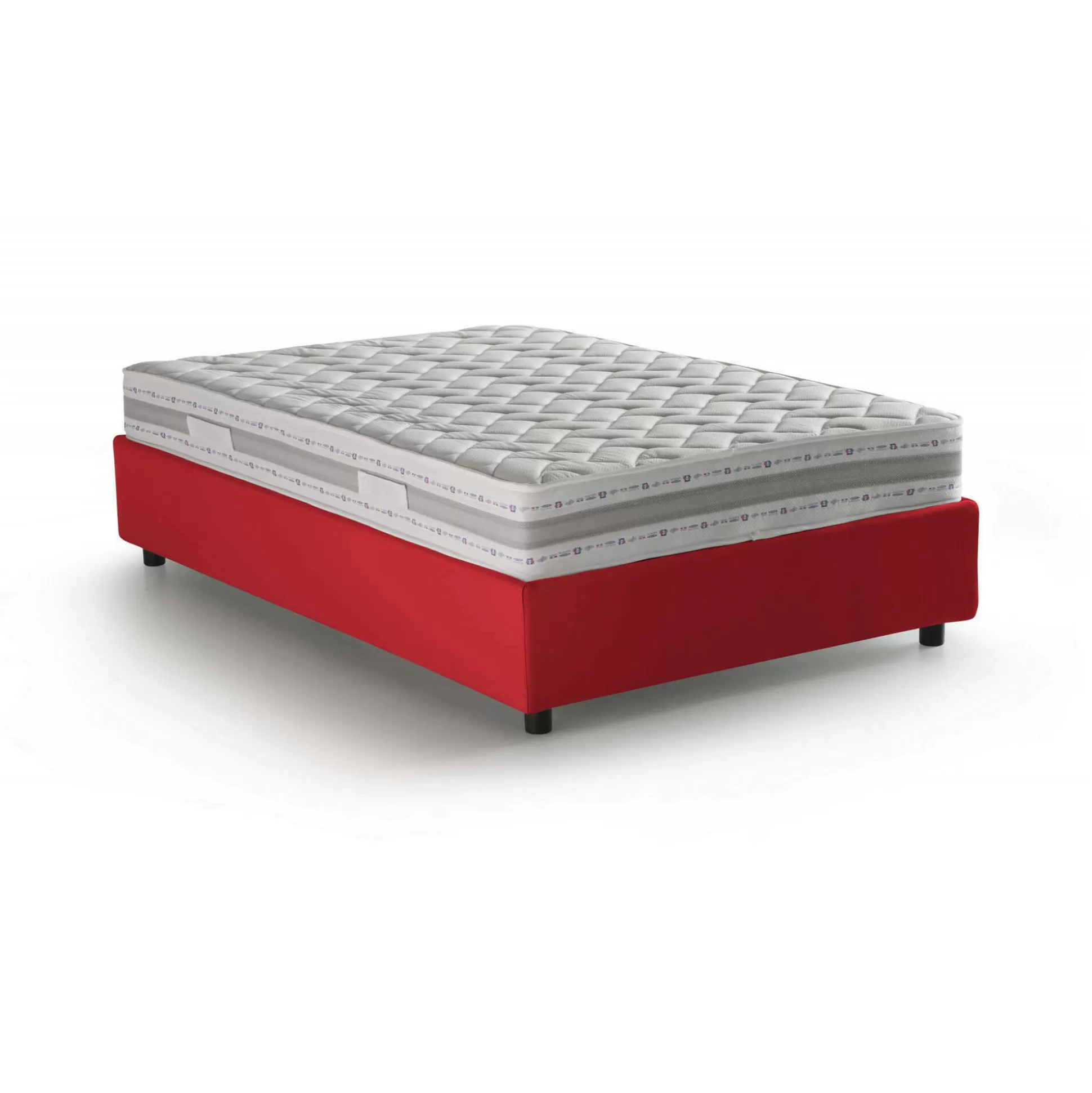 Dmora Letti Piazza E Mezza<Letto piazza e mezza Aftis, con materasso Cm 120x190 incluso,