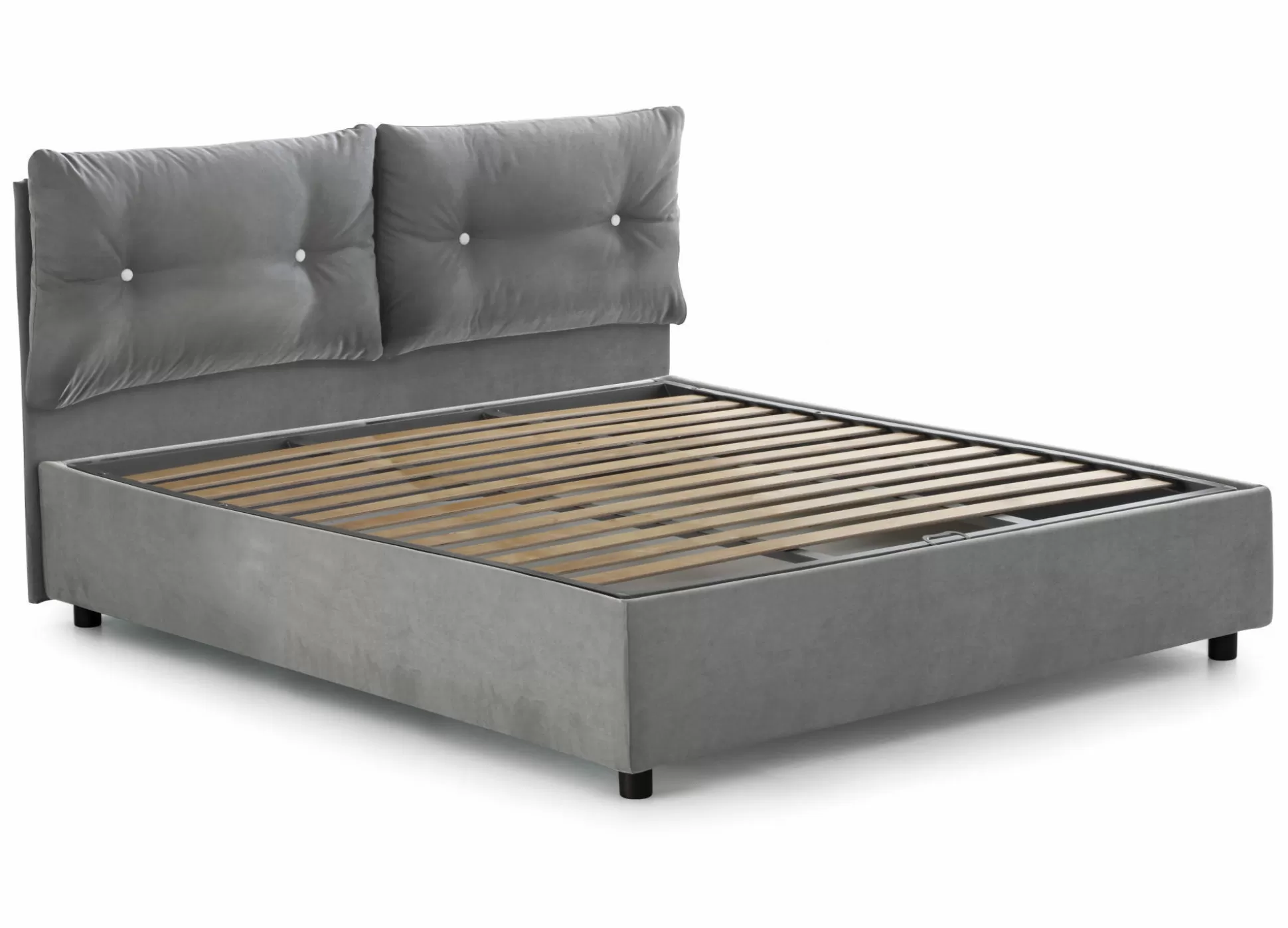 Dmora Letti Piazza E Mezza<Letto piazza e mezza Agamennone, adatto per materasso Cm 120x190,