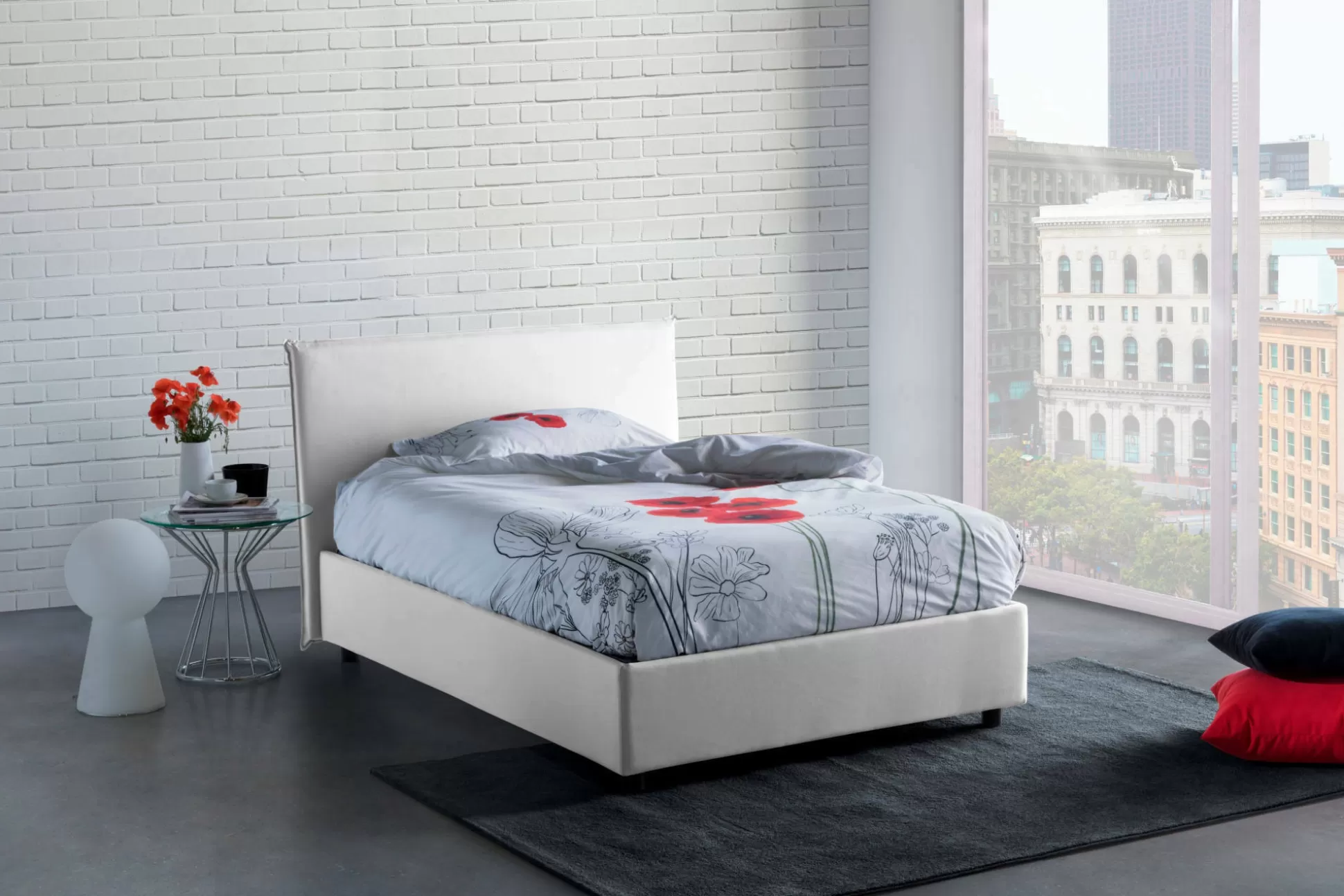 Dmora Letti Piazza E Mezza<Letto piazza e mezza Alush, con materasso Cm 120x190 incluso,