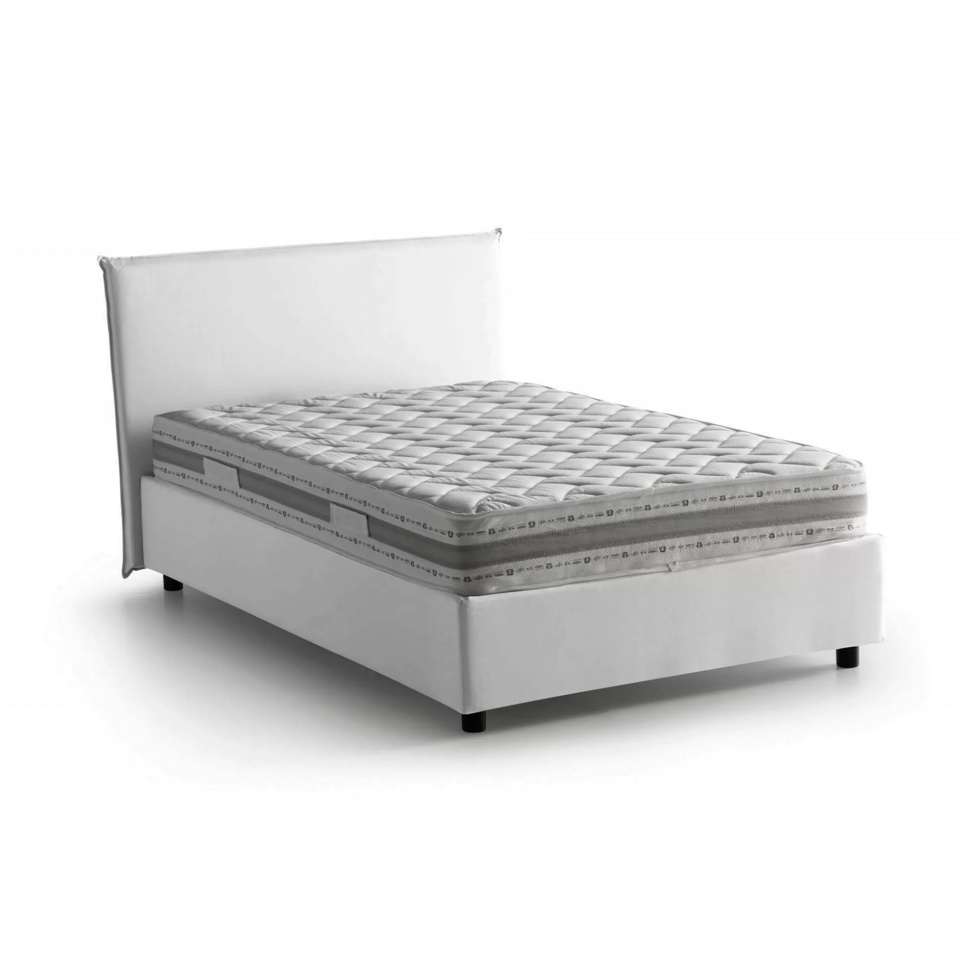 Dmora Letti Piazza E Mezza<Letto piazza e mezza Alush, con materasso Cm 120x190 incluso,