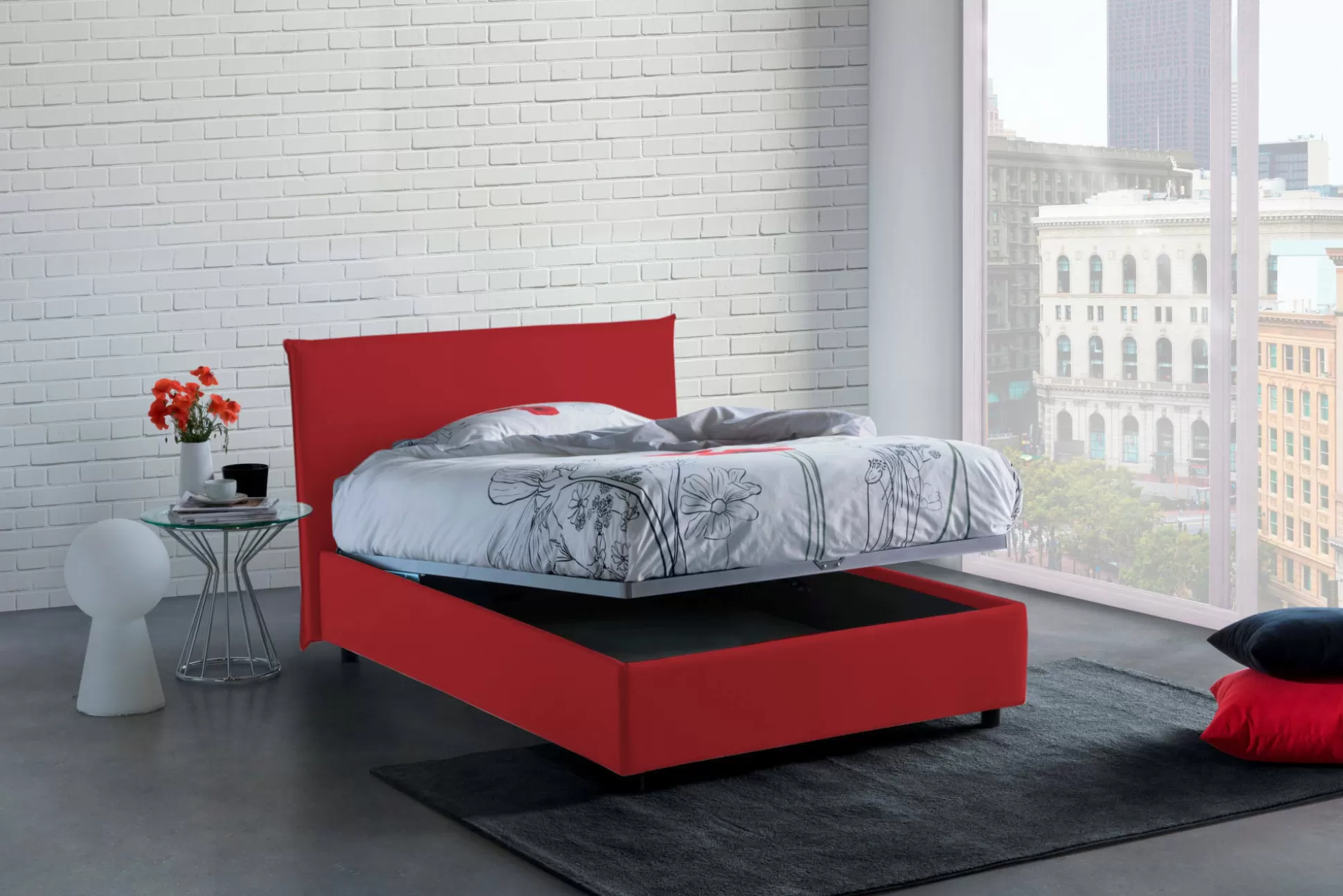 Dmora Letti Piazza E Mezza<Letto piazza e mezza Alush, con materasso Cm 120x190 incluso,