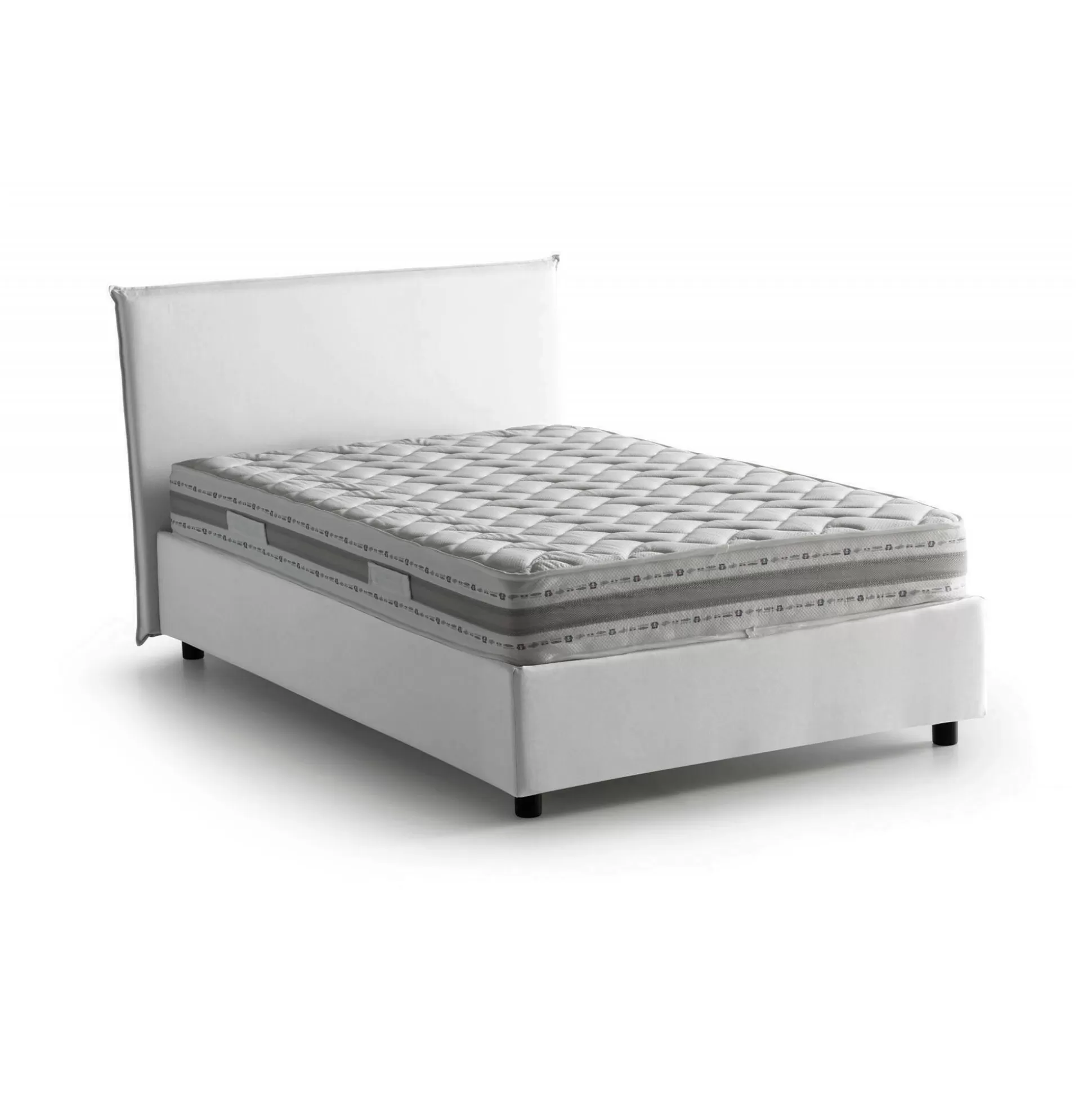 Dmora Letti Piazza E Mezza<Letto piazza e mezza Alvino, con materasso Cm 120x200 incluso,