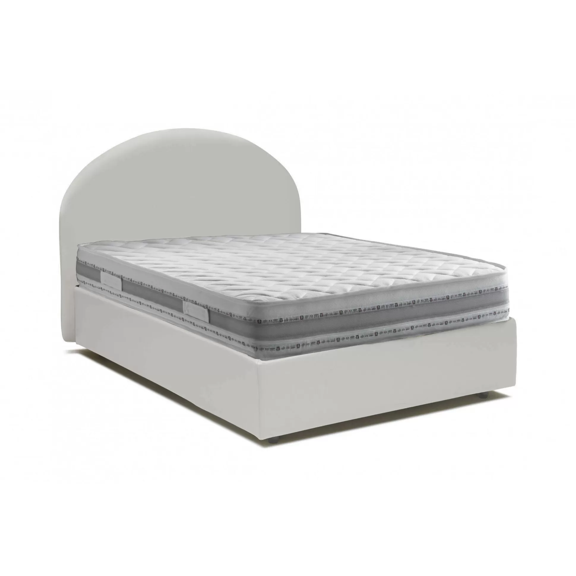 Dmora Letti Piazza E Mezza<Letto piazza e mezza Ambher, con materasso Cm 120x190 incluso,