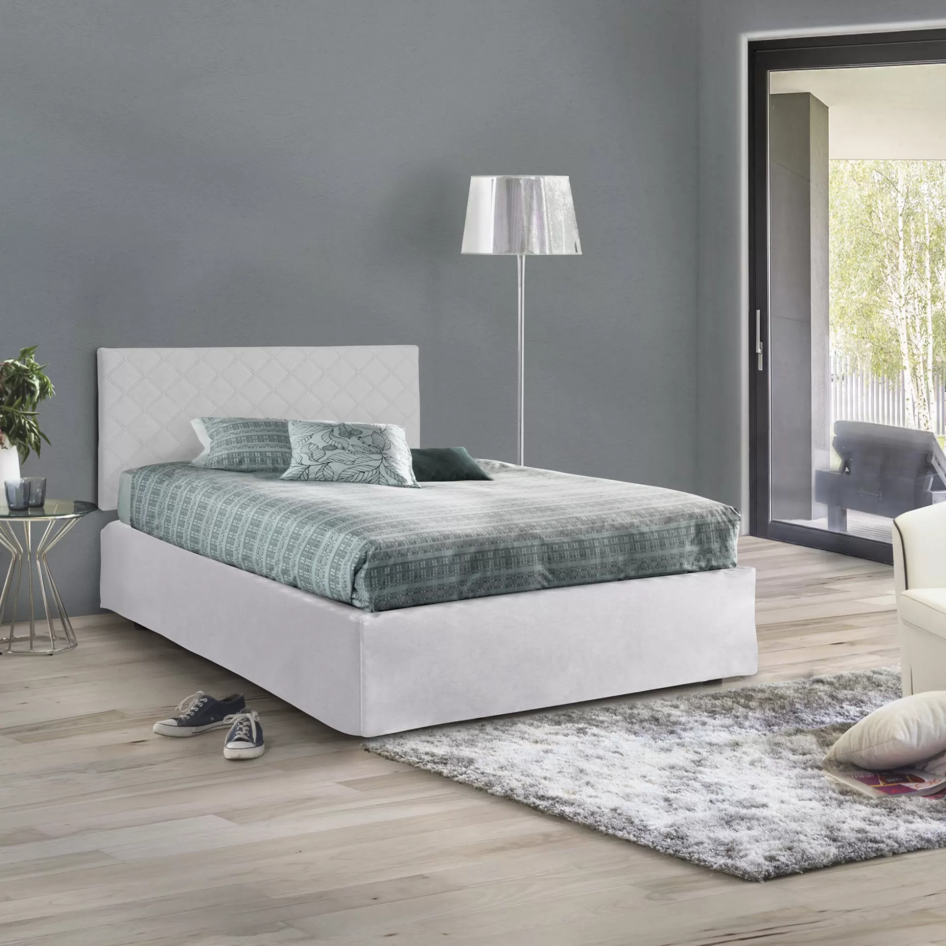 Dmora Letti Piazza E Mezza<Letto piazza e mezza Anas, adatto a materasso da Cm 120x190,