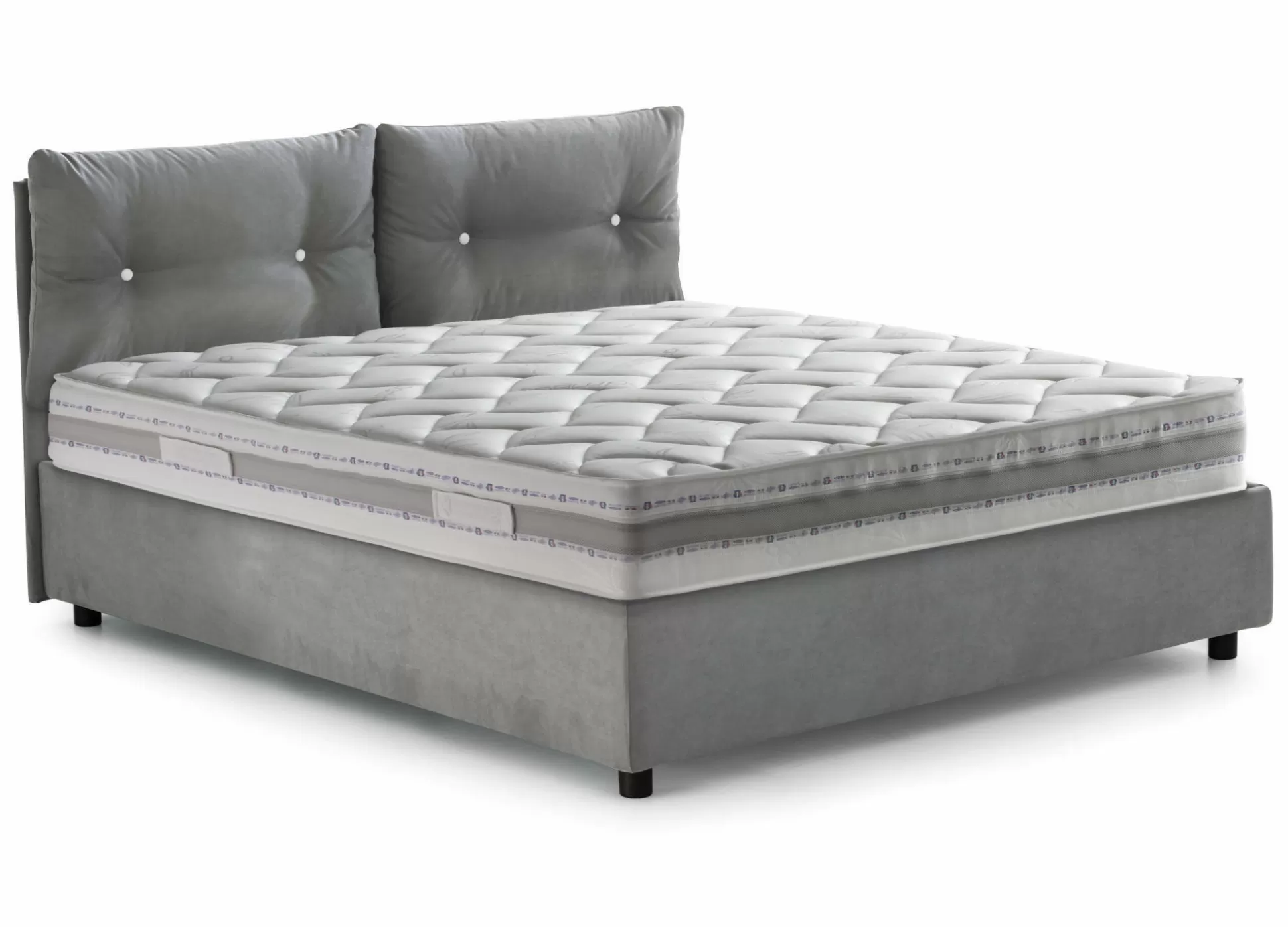 Dmora Letti Piazza E Mezza<Letto piazza e mezza Arieta, con materasso Cm 120x190 incluso,