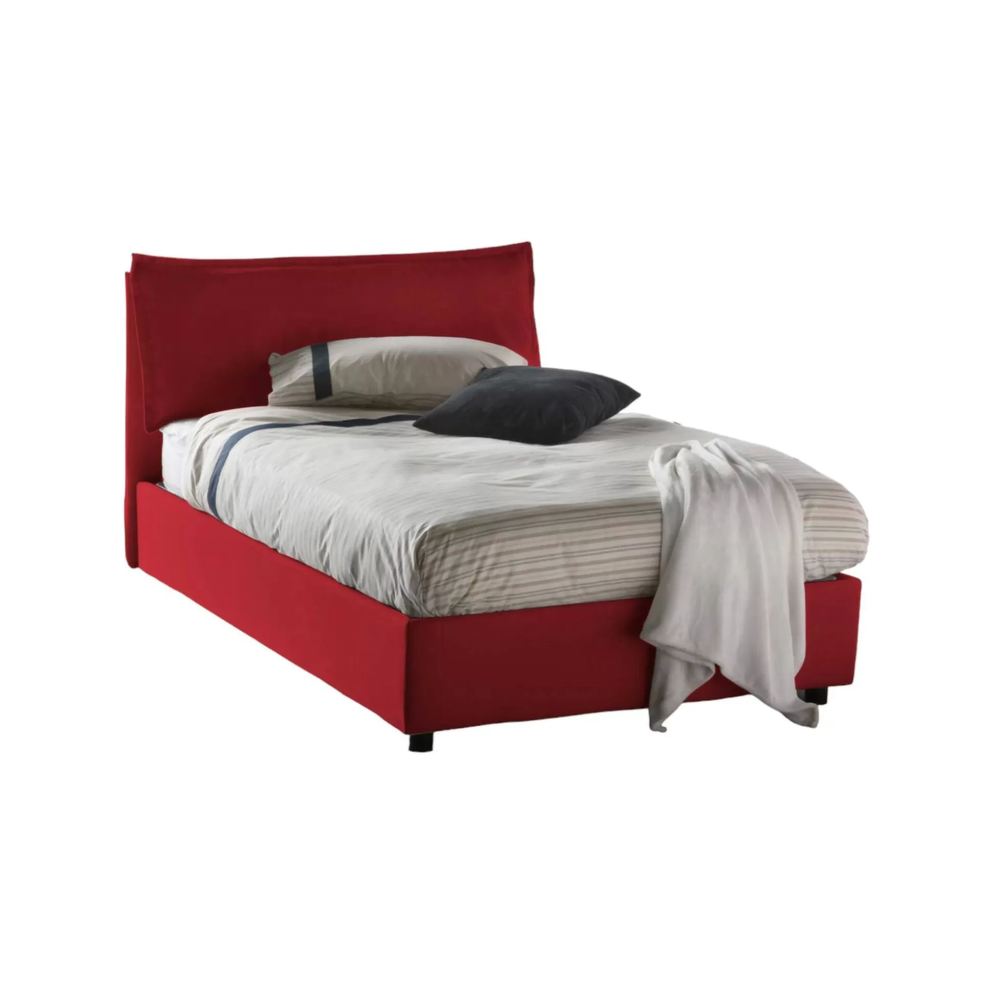 Dmora Letti Piazza E Mezza<Letto piazza e mezza Arnaldo, adatto per materasso Cm 120x200,
