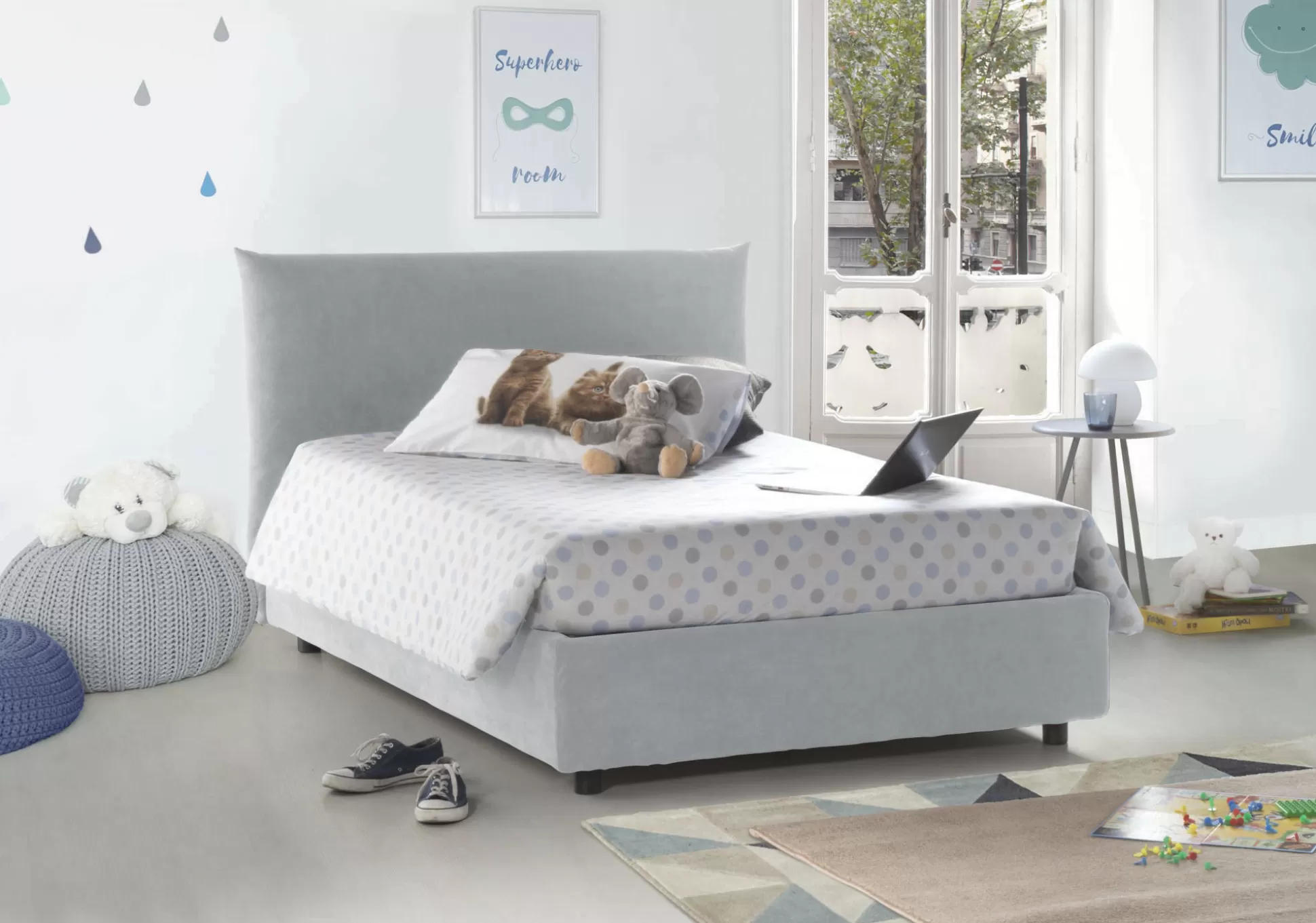 Dmora Letti Piazza E Mezza<Letto piazza e mezza Arpaise, con materasso Cm 120x190 incluso,