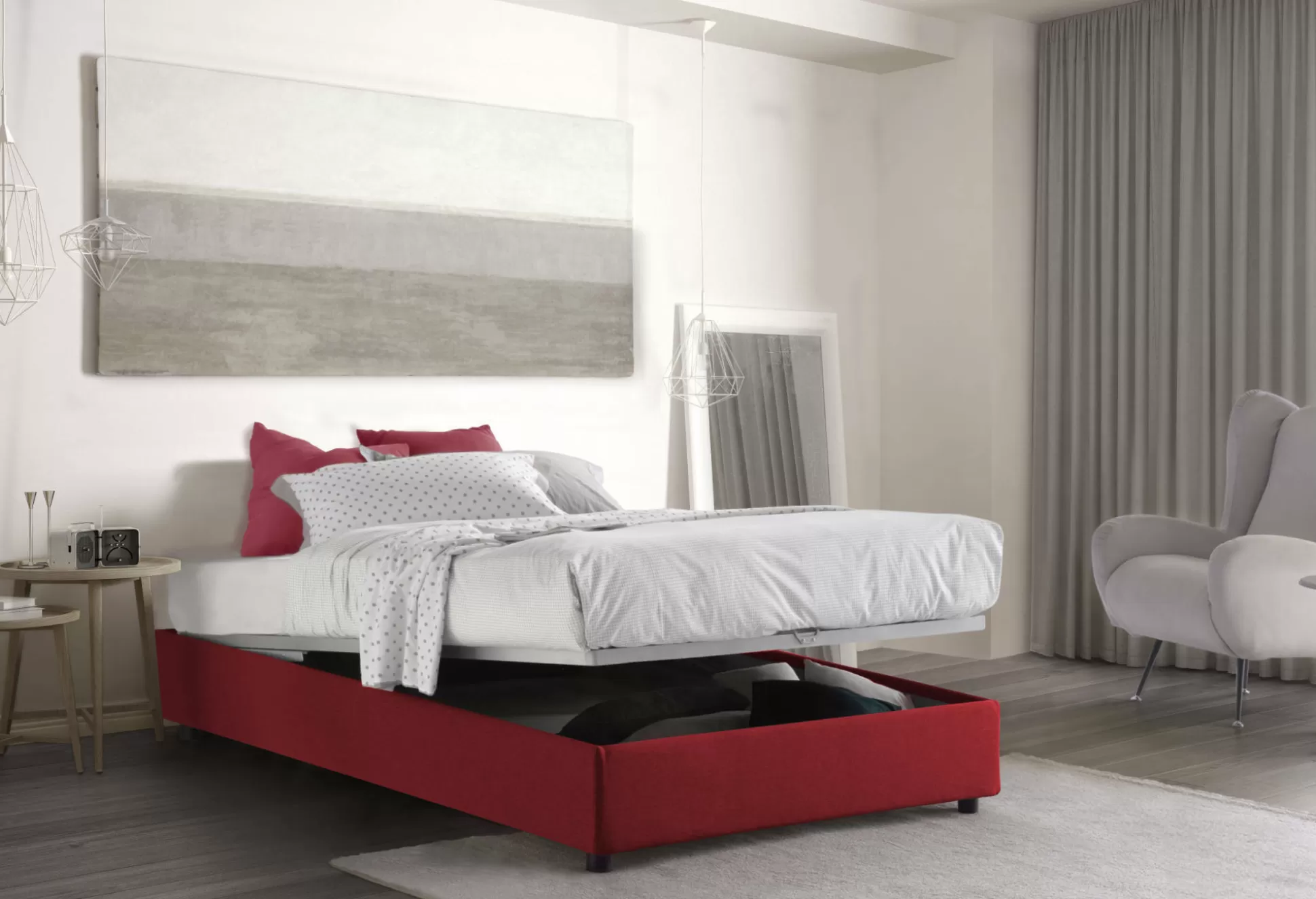Dmora Letti Piazza E Mezza<Letto piazza e mezza Asid, adatto per materasso Cm 120x190,