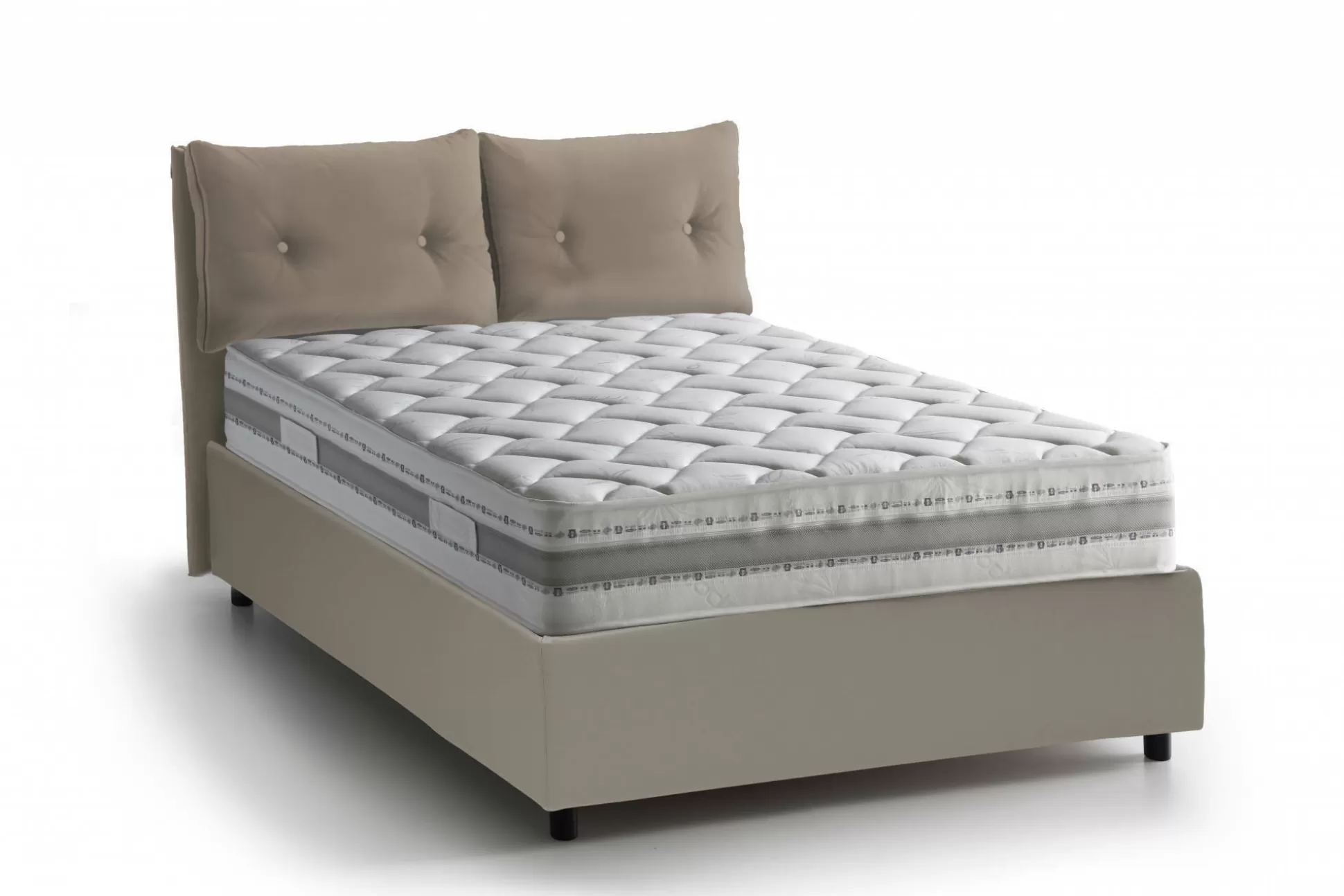 Dmora Letti Piazza E Mezza<Letto piazza e mezza Bacio, con materasso Cm 120x190 incluso,