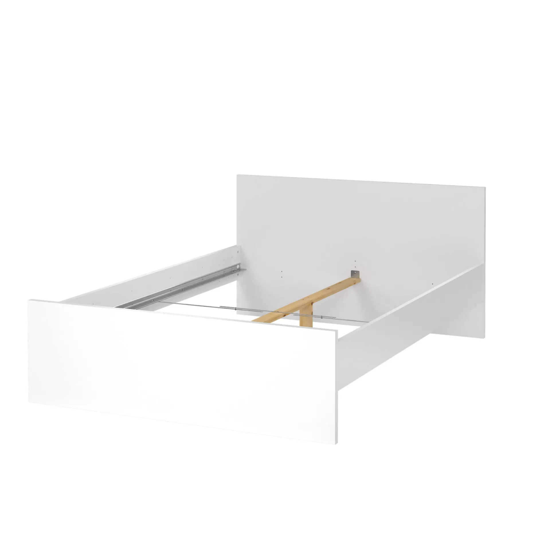 Dmora Letti Piazza E Mezza<Letto piazza e mezza Bora, 146x207 h80 cm, Bianco