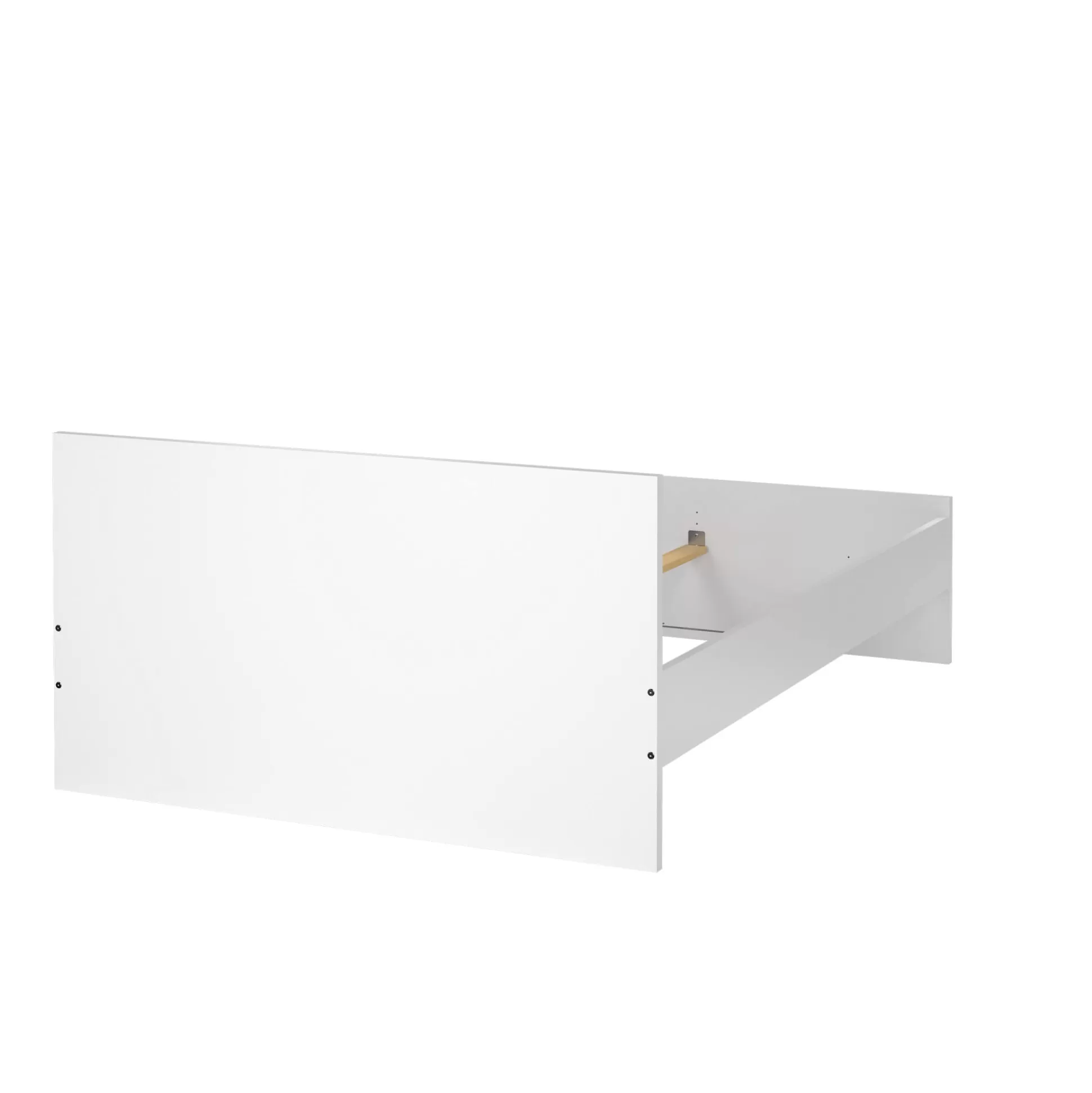 Dmora Letti Piazza E Mezza<Letto piazza e mezza Bora, 146x207 h80 cm, Bianco