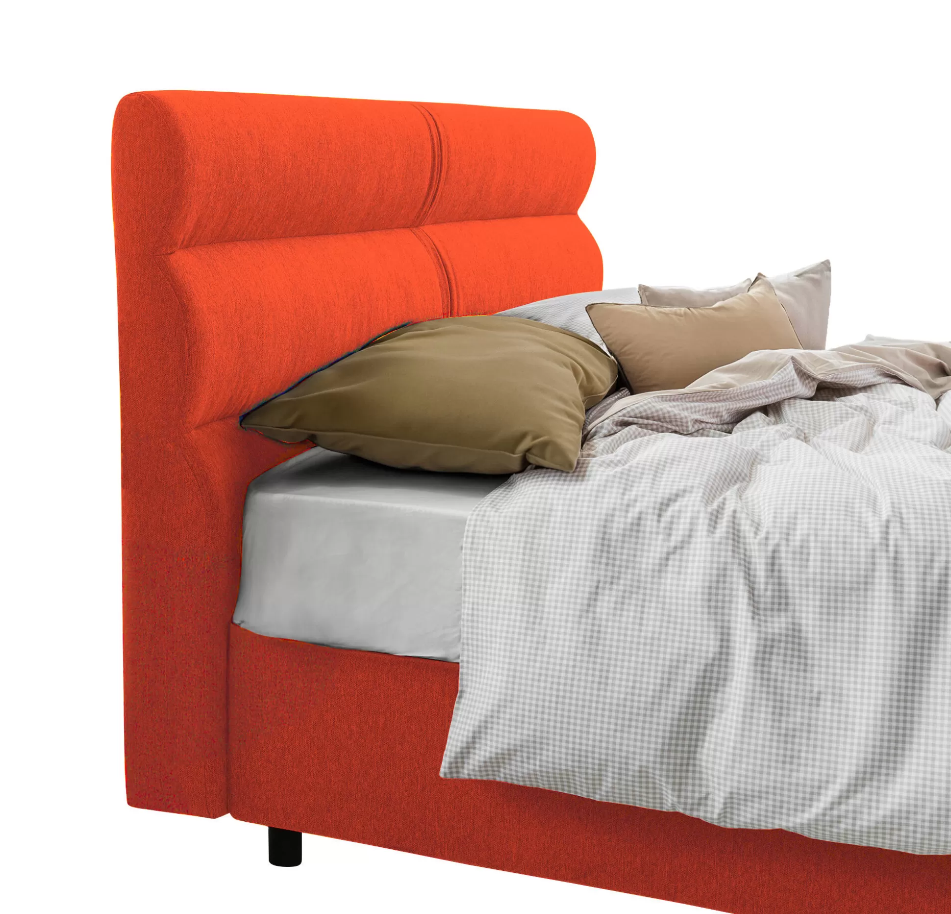 Dmora Letti Piazza E Mezza<Letto piazza e mezza Brinzio, Con materasso Cm 120x200 incluso,