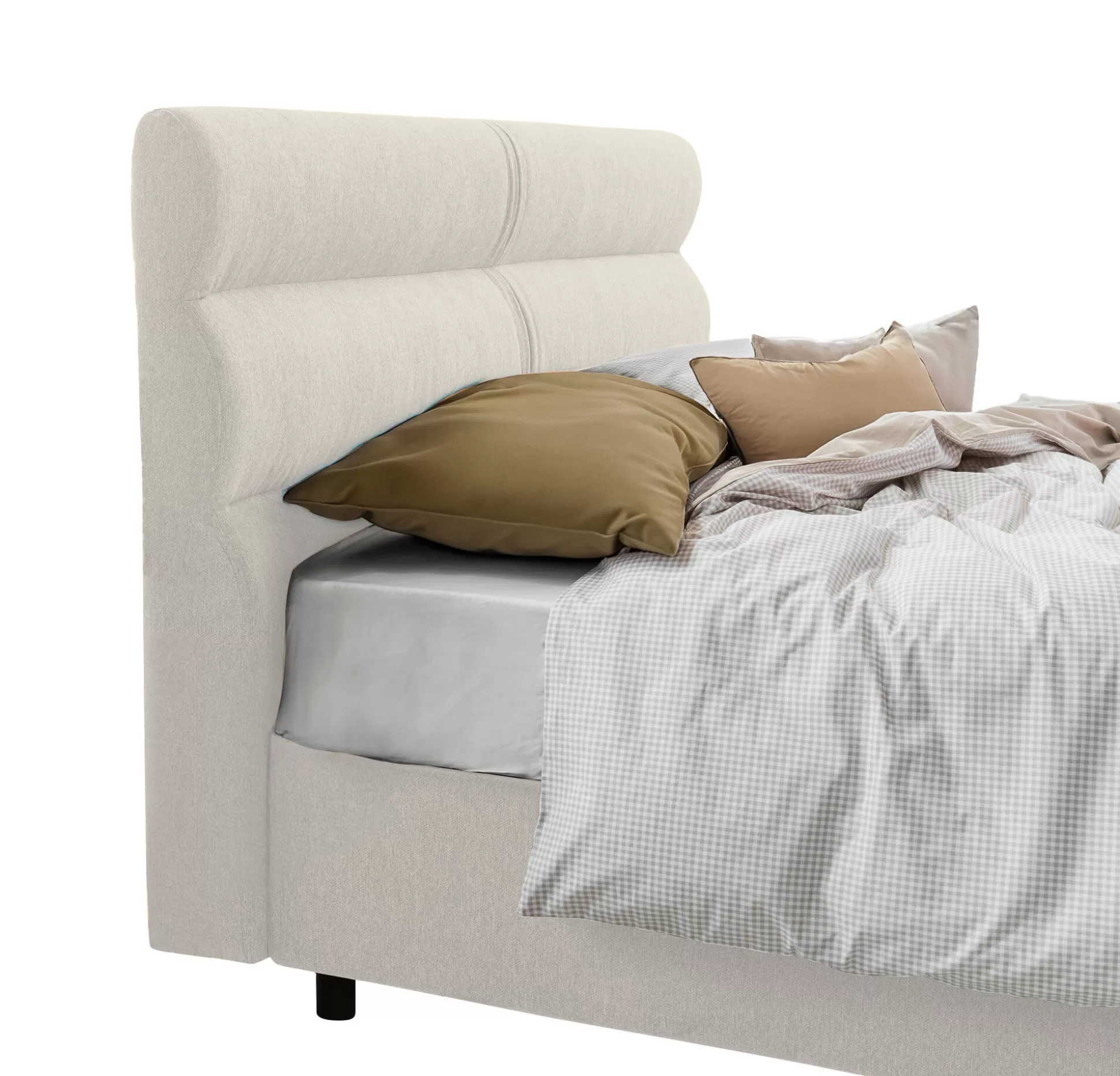 Dmora Letti Piazza E Mezza<Letto piazza e mezza Brinzio, Con materasso Cm 120x200 incluso,