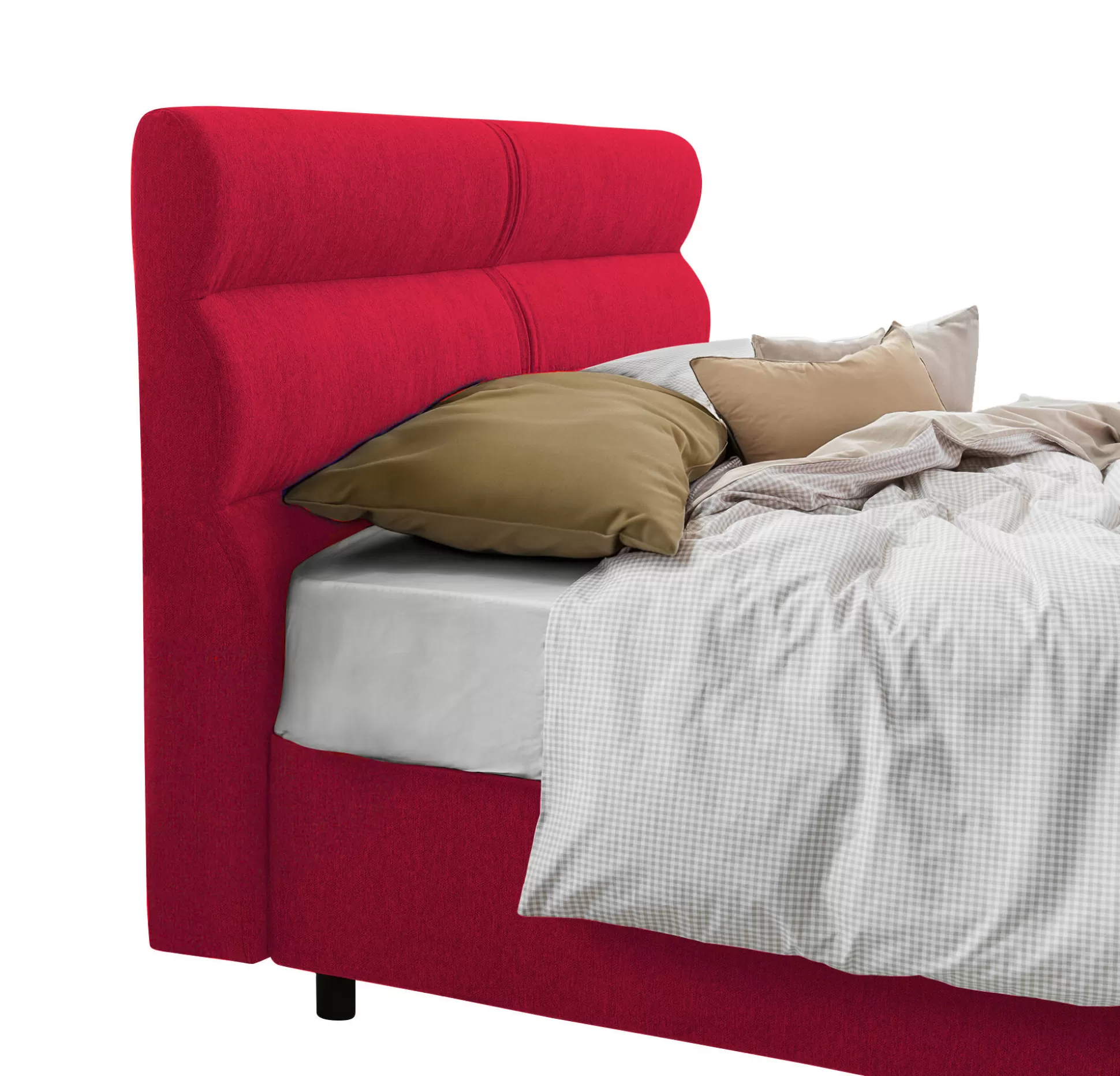Dmora Letti Piazza E Mezza<Letto piazza e mezza Brinzio, Con materasso Cm 120x200 incluso,